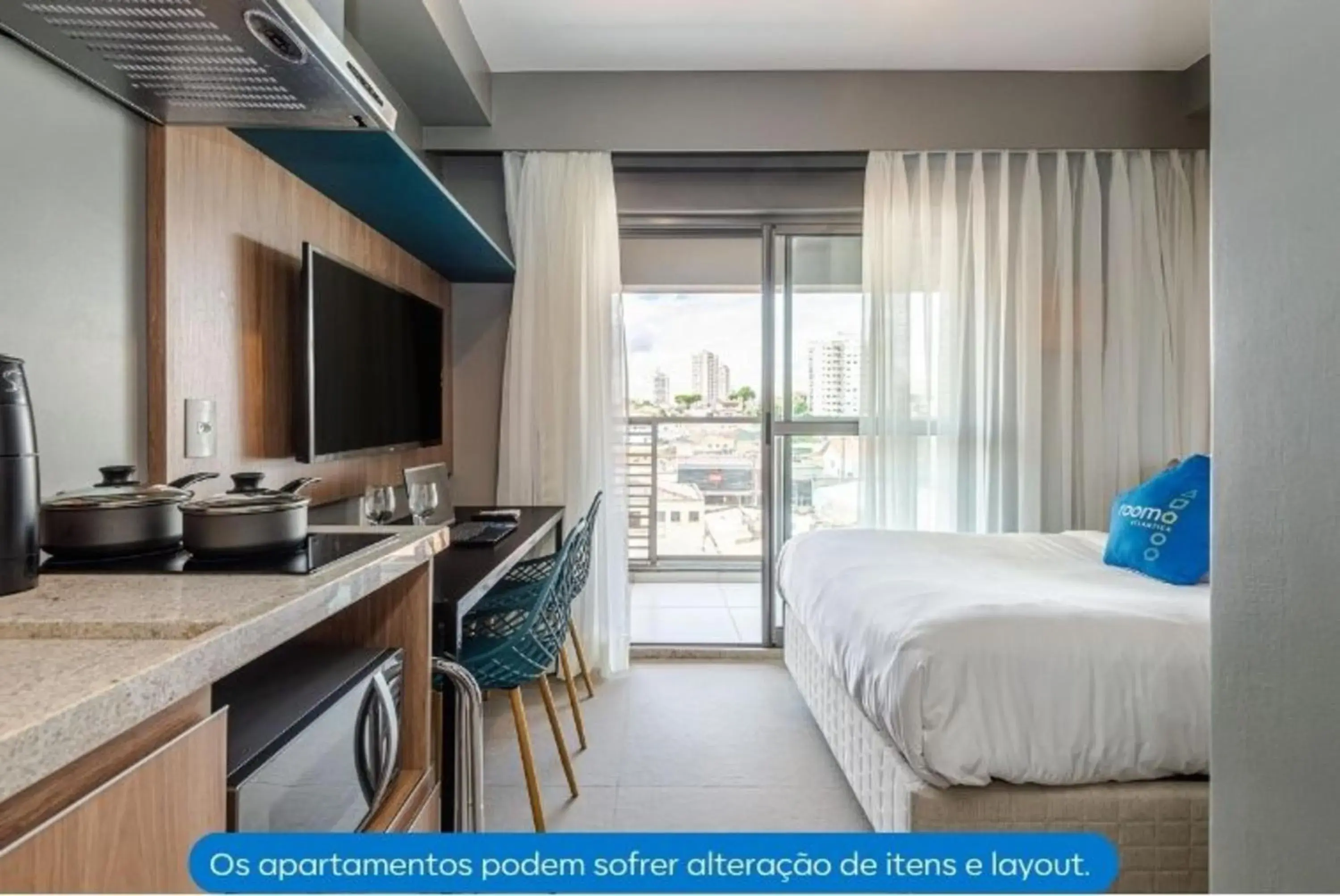 Studio with Balcony in Roomo Transamerica SP Alto do Ipiranga Studio with Balcony in Roomo Transamerica SP Alto do Ipiranga