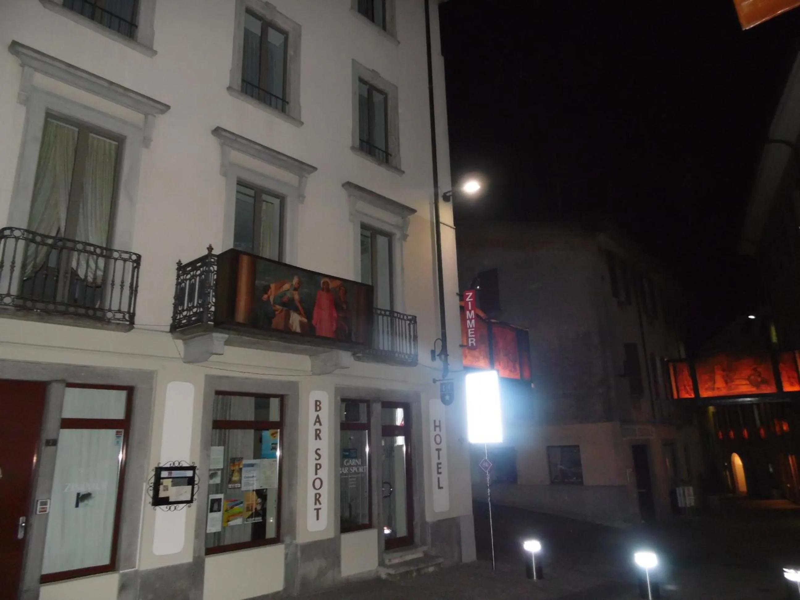 Facade/entrance in Garni Bar Sport