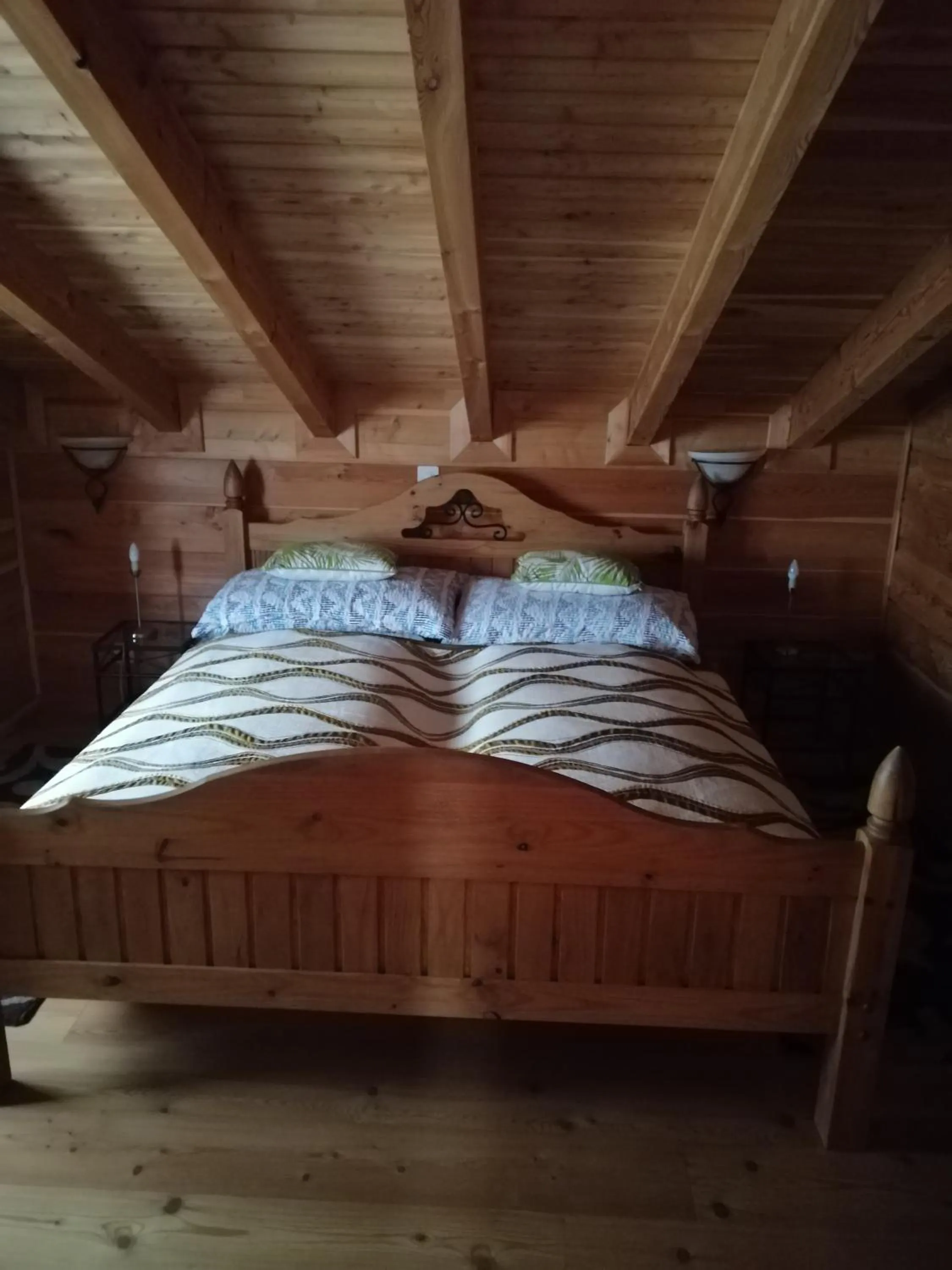 Bed in Chalet Mund