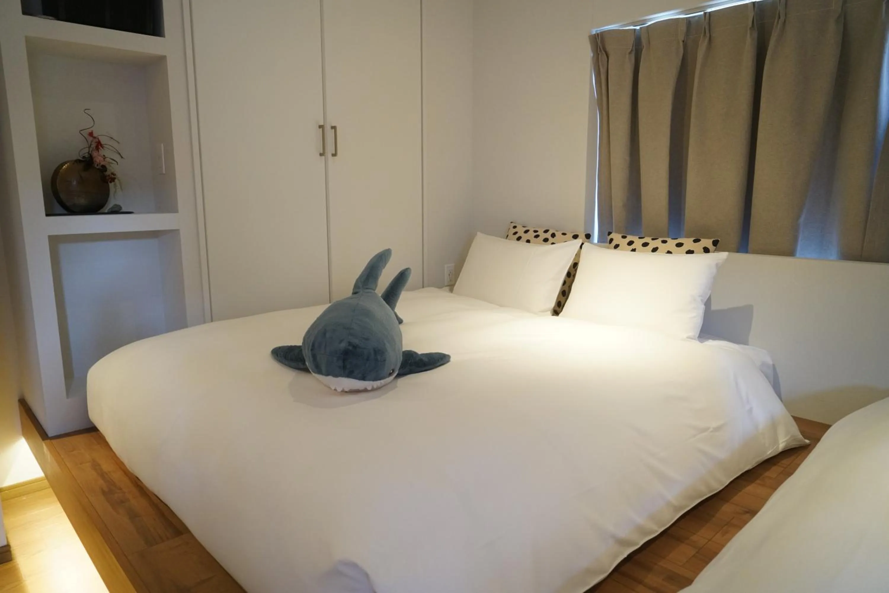 Bed in Softlight Inn Asakusa Tokyo