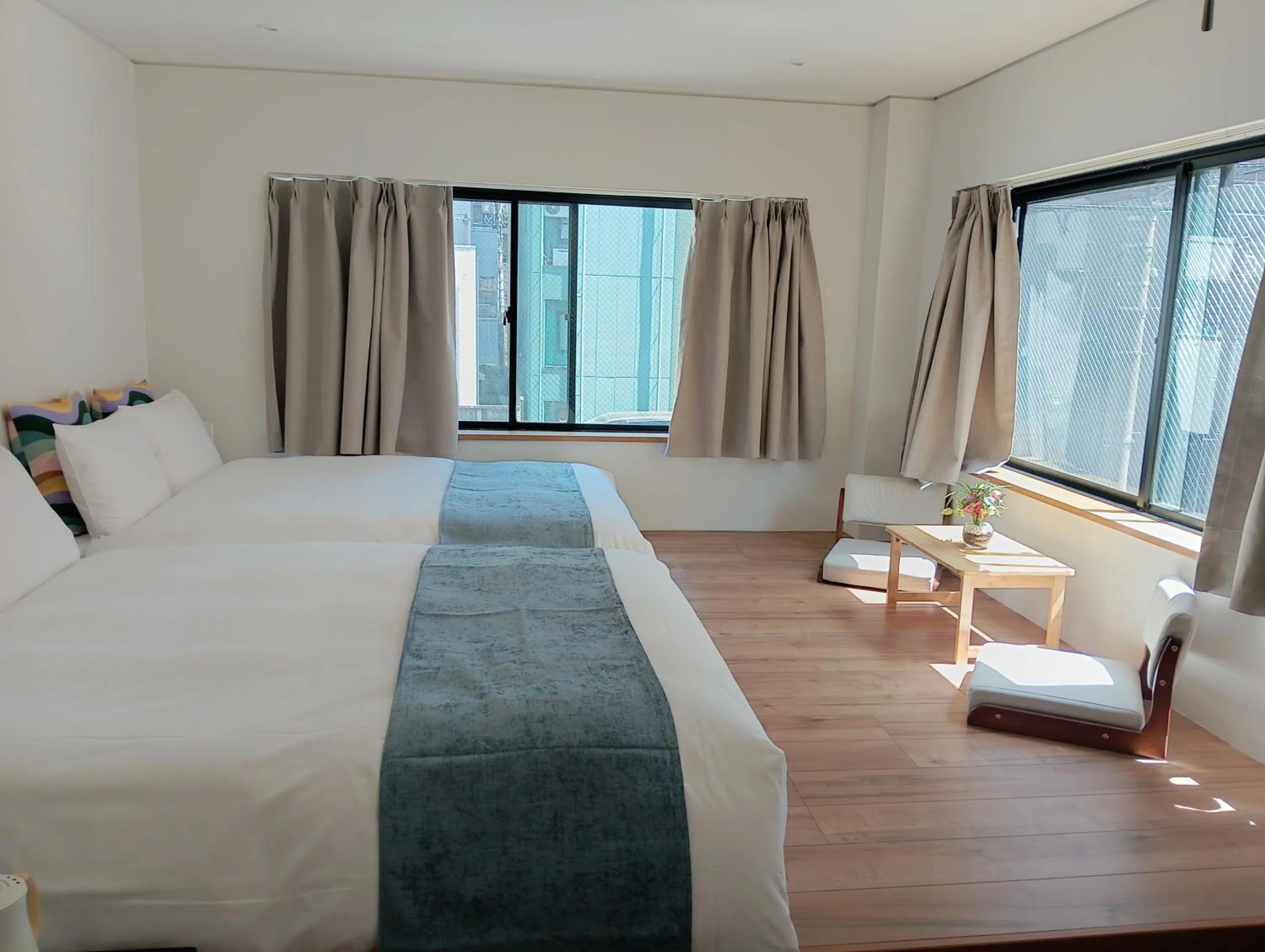 Bed in Softlight Inn Asakusa Tokyo