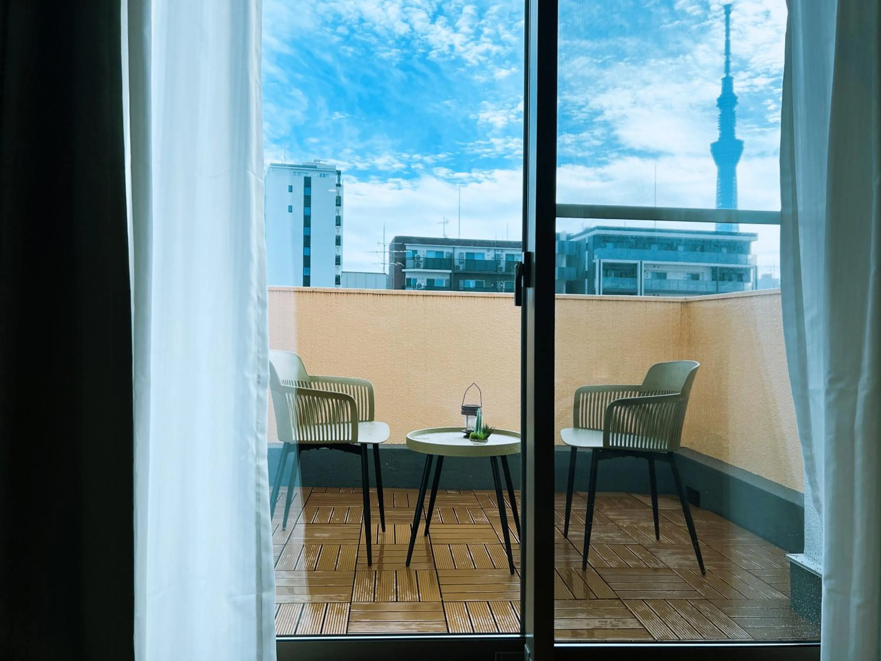 Balcony/Terrace in Softlight Inn Asakusa Tokyo