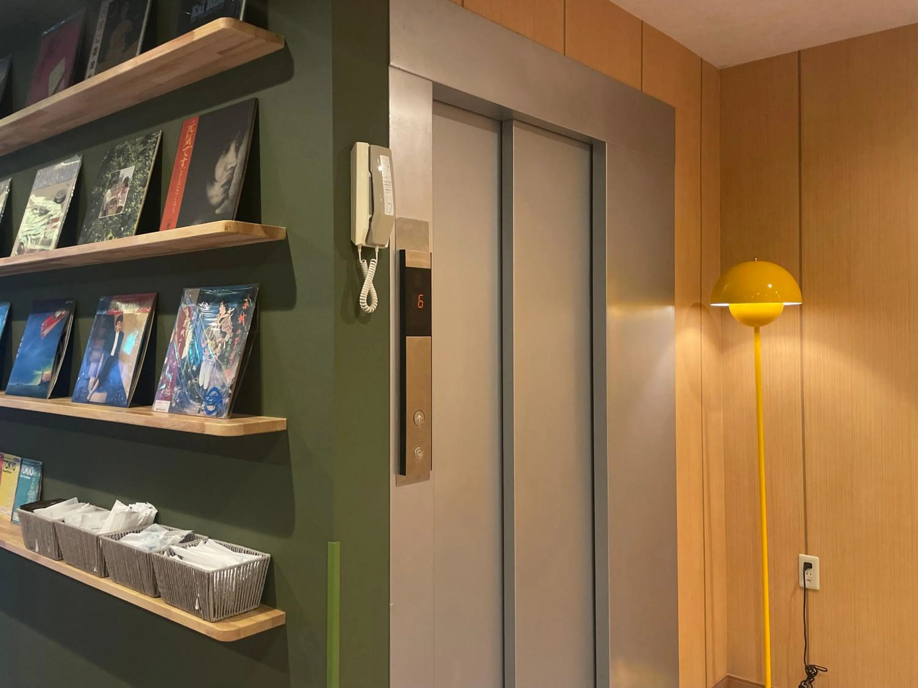 elevator in Softlight Inn Asakusa Tokyo