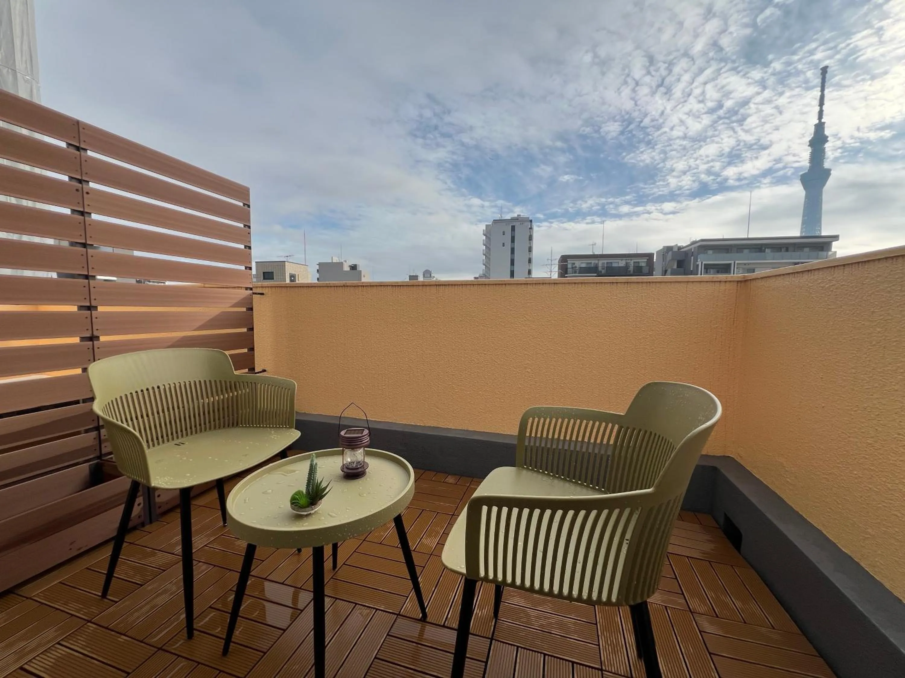 Balcony/Terrace in Softlight Inn Asakusa Tokyo