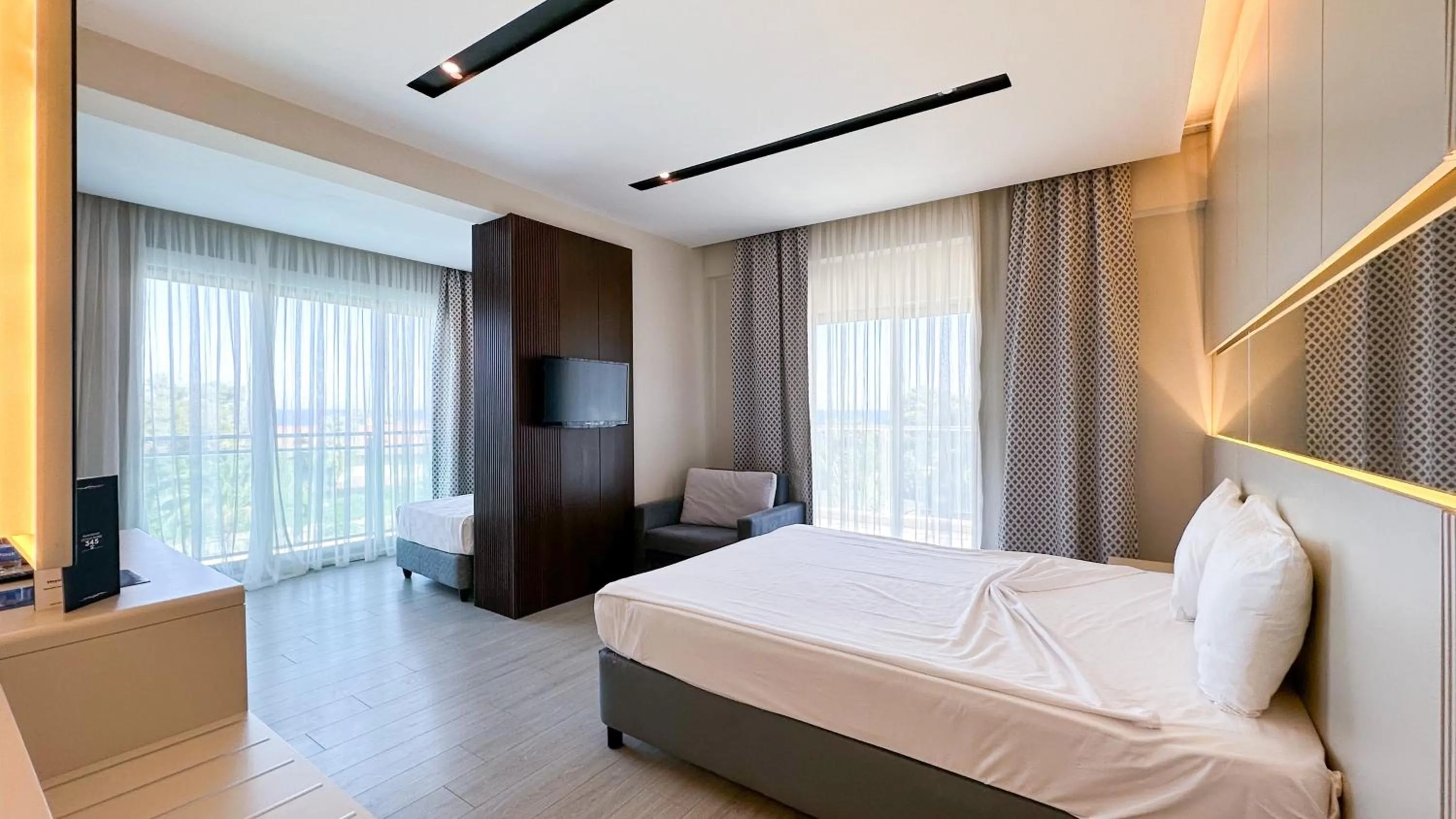 Bed in Grand Ring Hotel