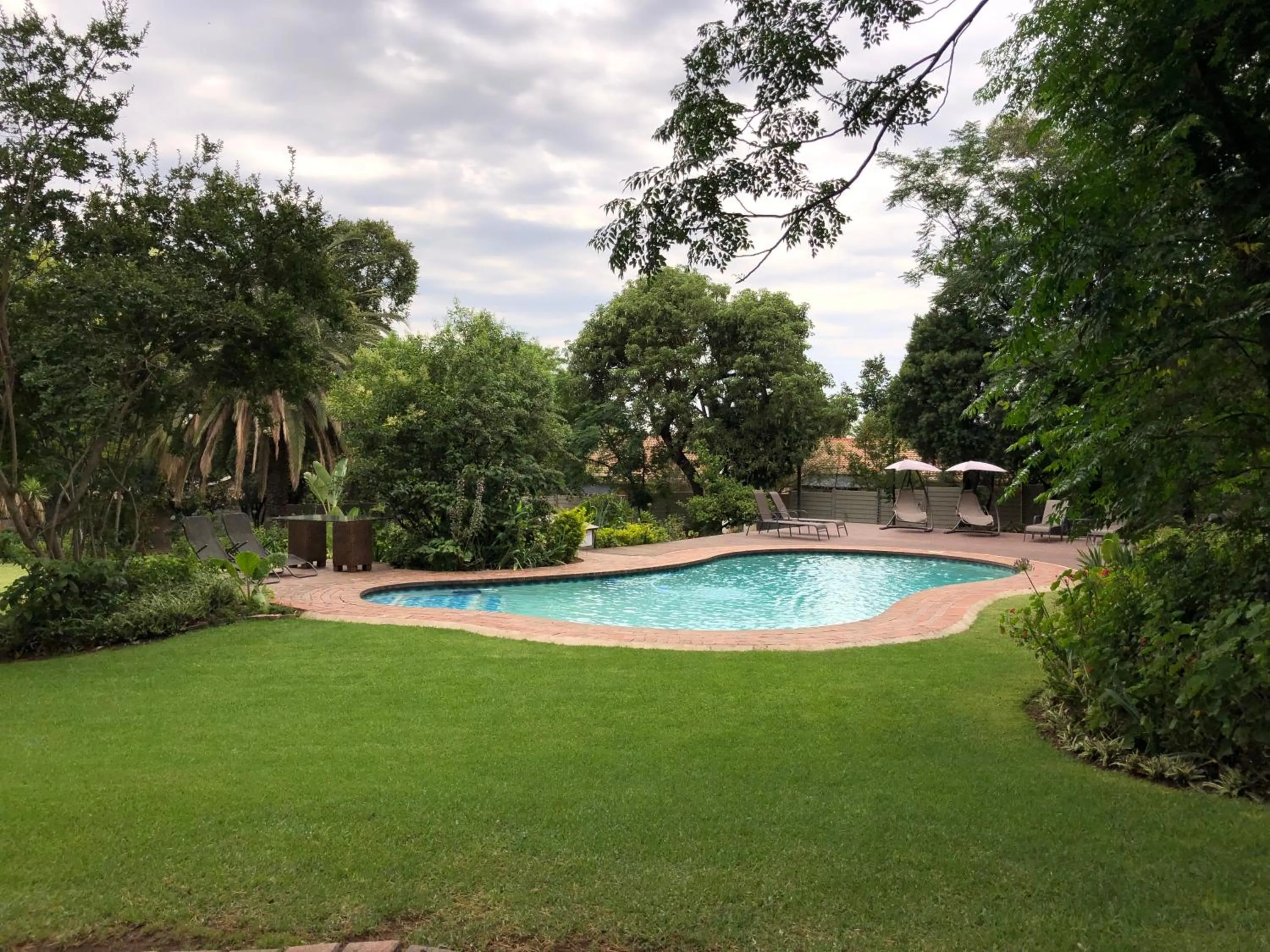 Pool view in The Haystack On Homestead