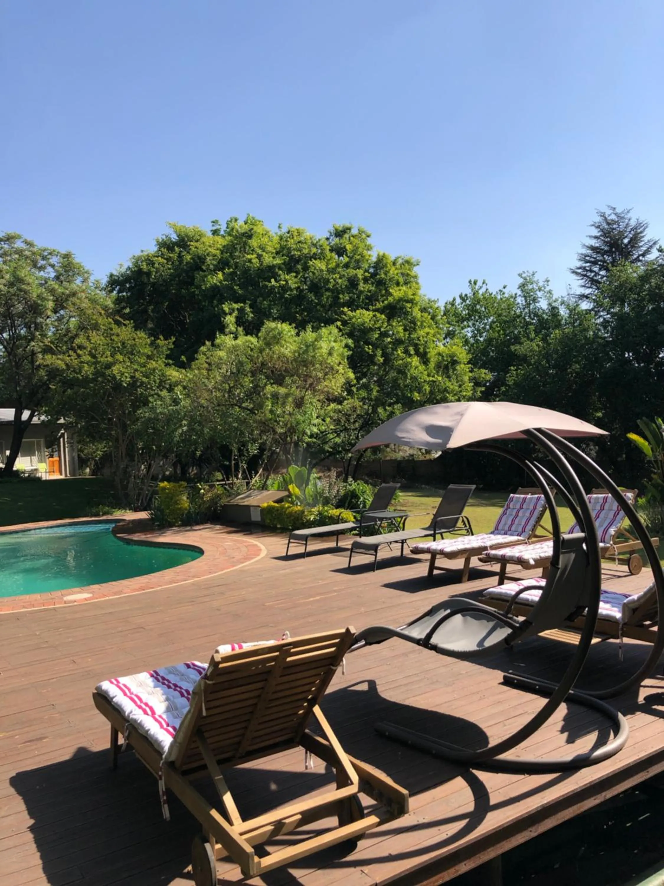Patio in The Haystack On Homestead