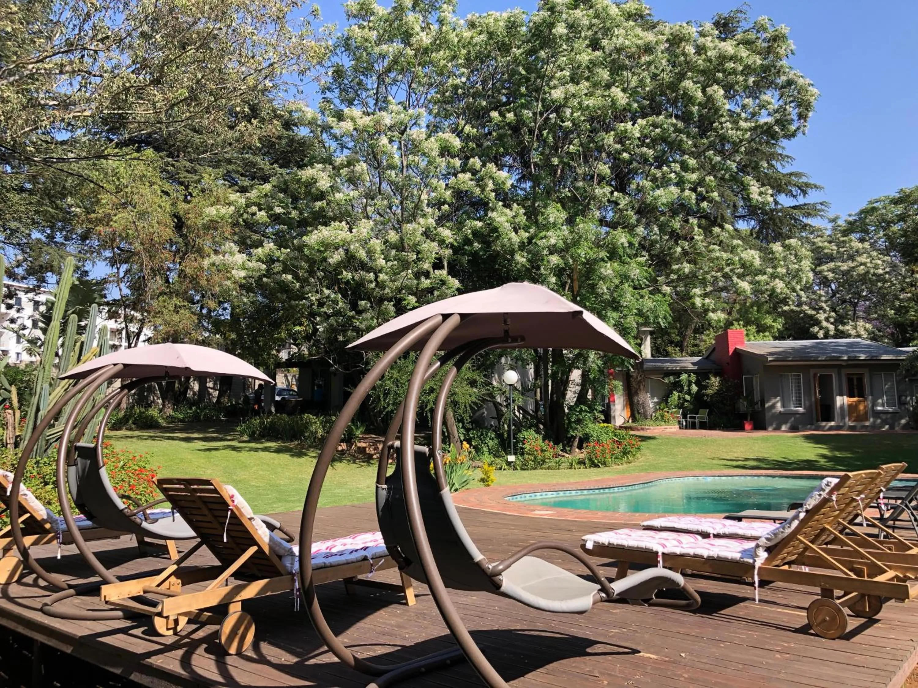 Patio in The Haystack On Homestead