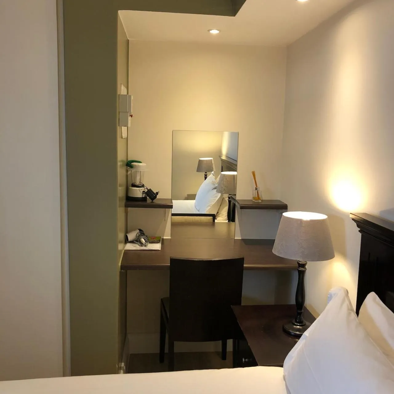 Seating area, Bed in The Haystack On Homestead