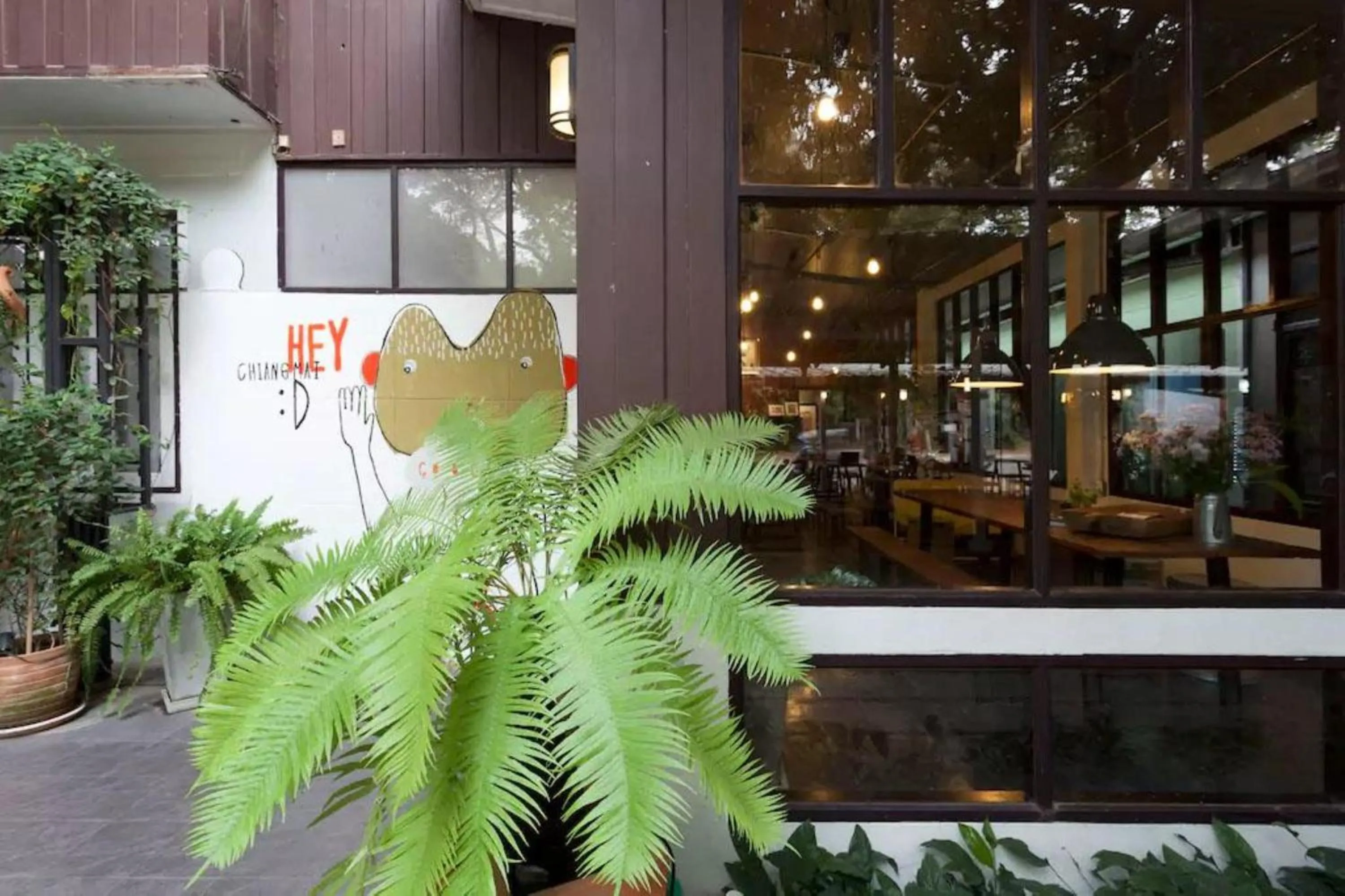 Property building in Chiang Mai D Hostel