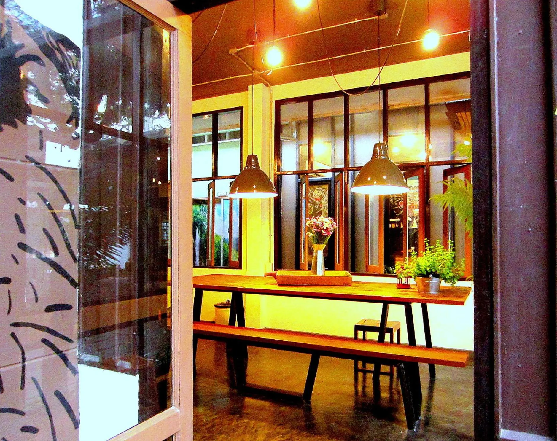 Lobby or reception in Chiang Mai D Hostel