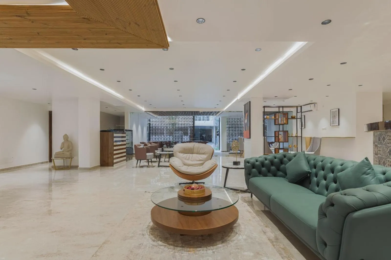 Living room in Akoya Business Hotel - Smart Stays, Whitefield