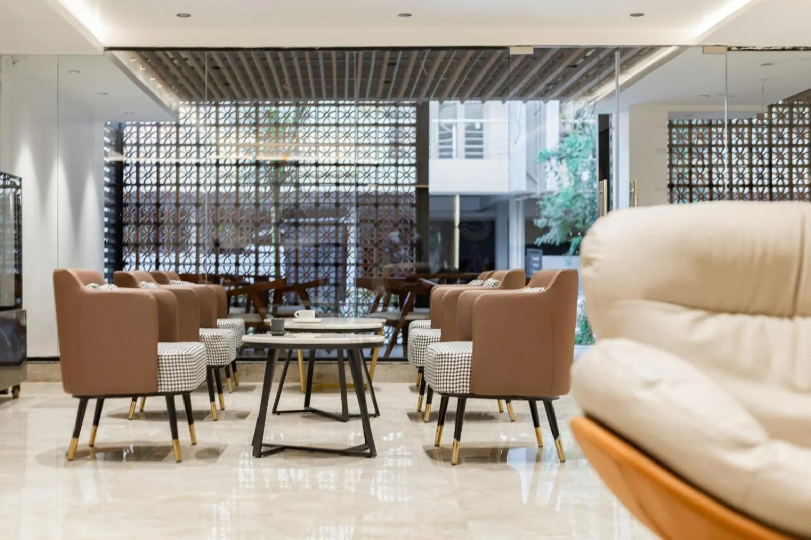 Seating area in Akoya Business Hotel - Smart Stays, Whitefield