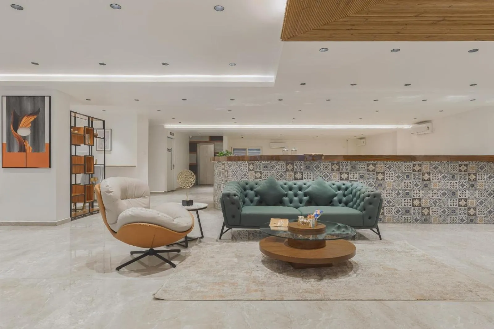 Lobby or reception in Akoya Business Hotel - Smart Stays, Whitefield