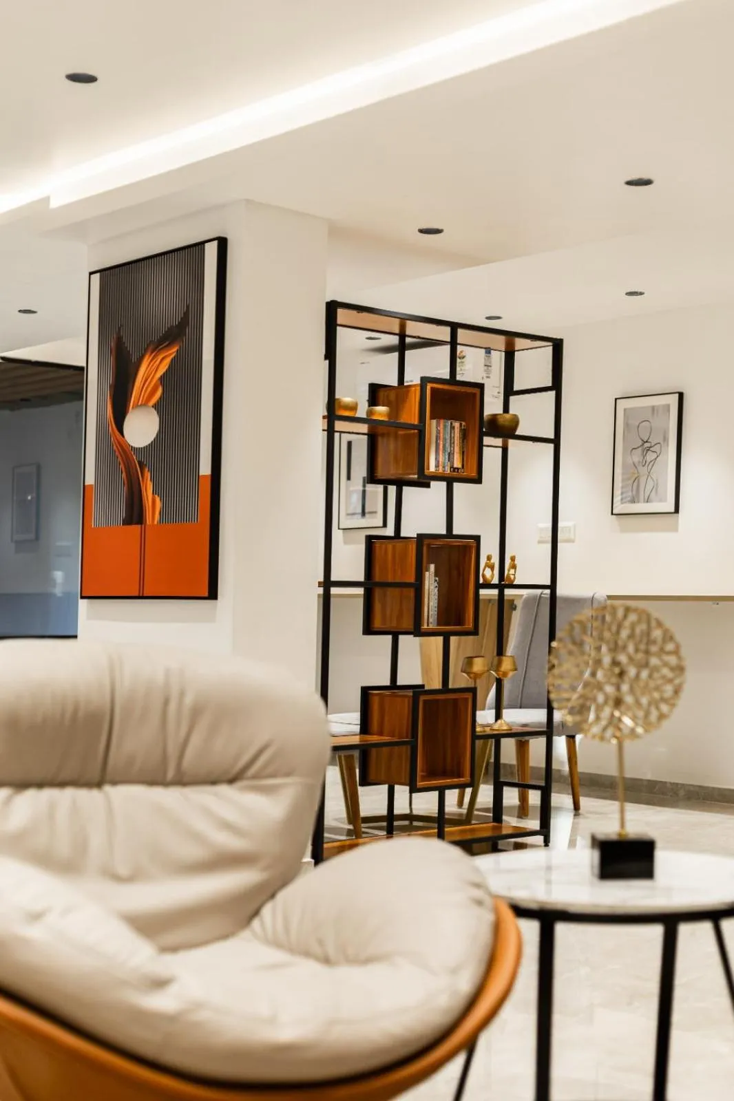 Seating area in Akoya Business Hotel - Smart Stays, Whitefield