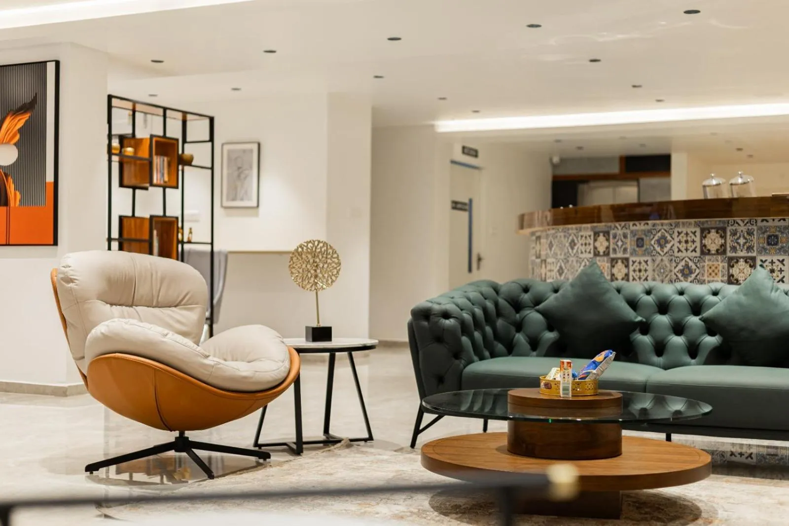 Living room in Akoya Business Hotel - Smart Stays, Whitefield