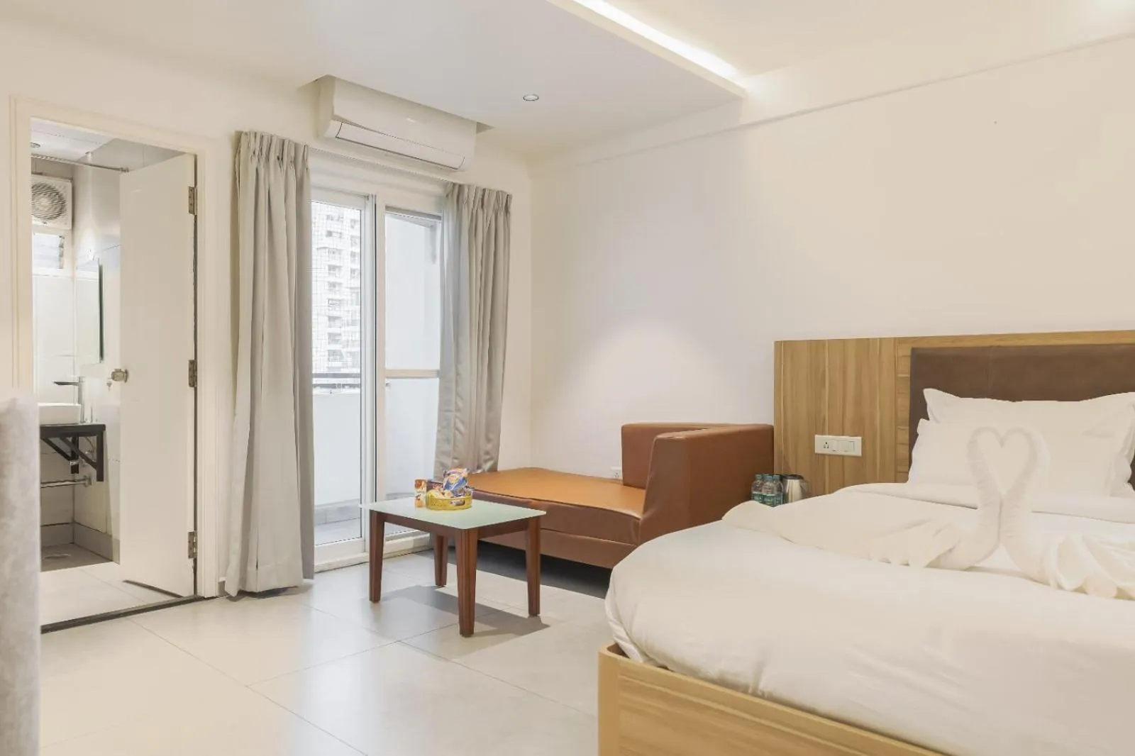 Photo of the whole room, Bed in Akoya Business Hotel - Smart Stays, Whitefield