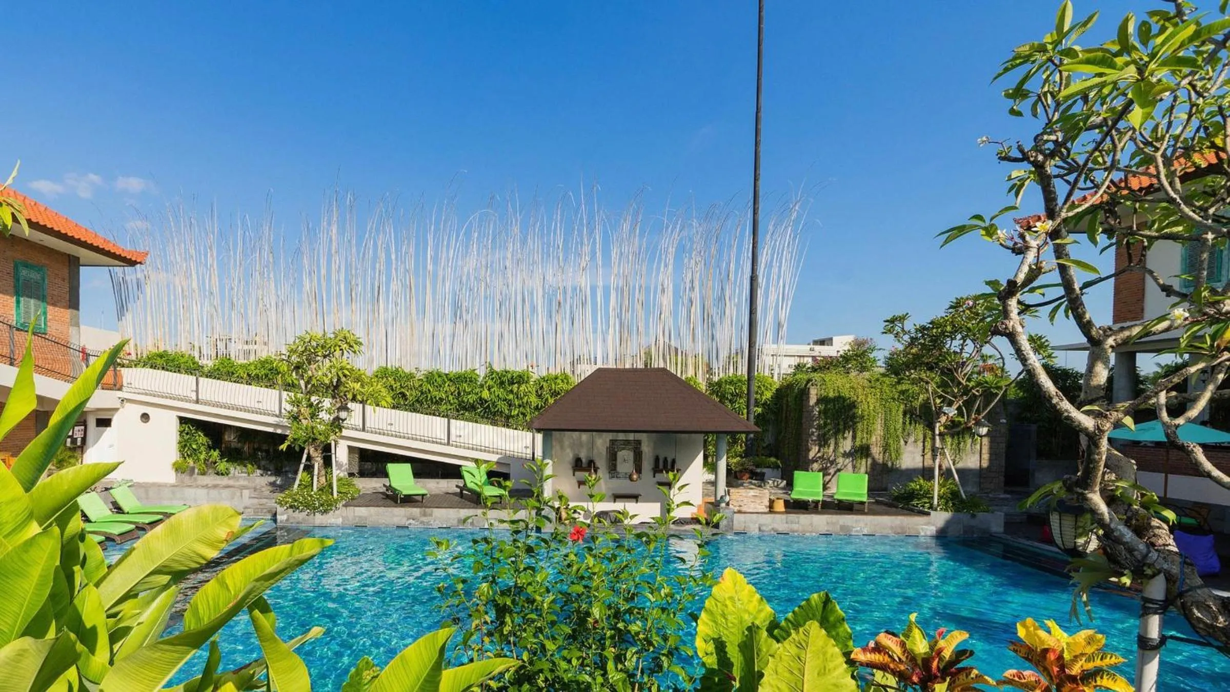 Pool view in SOLTERRA SEMINYAK Boutique Hotel & Spa Powered by Archipelago