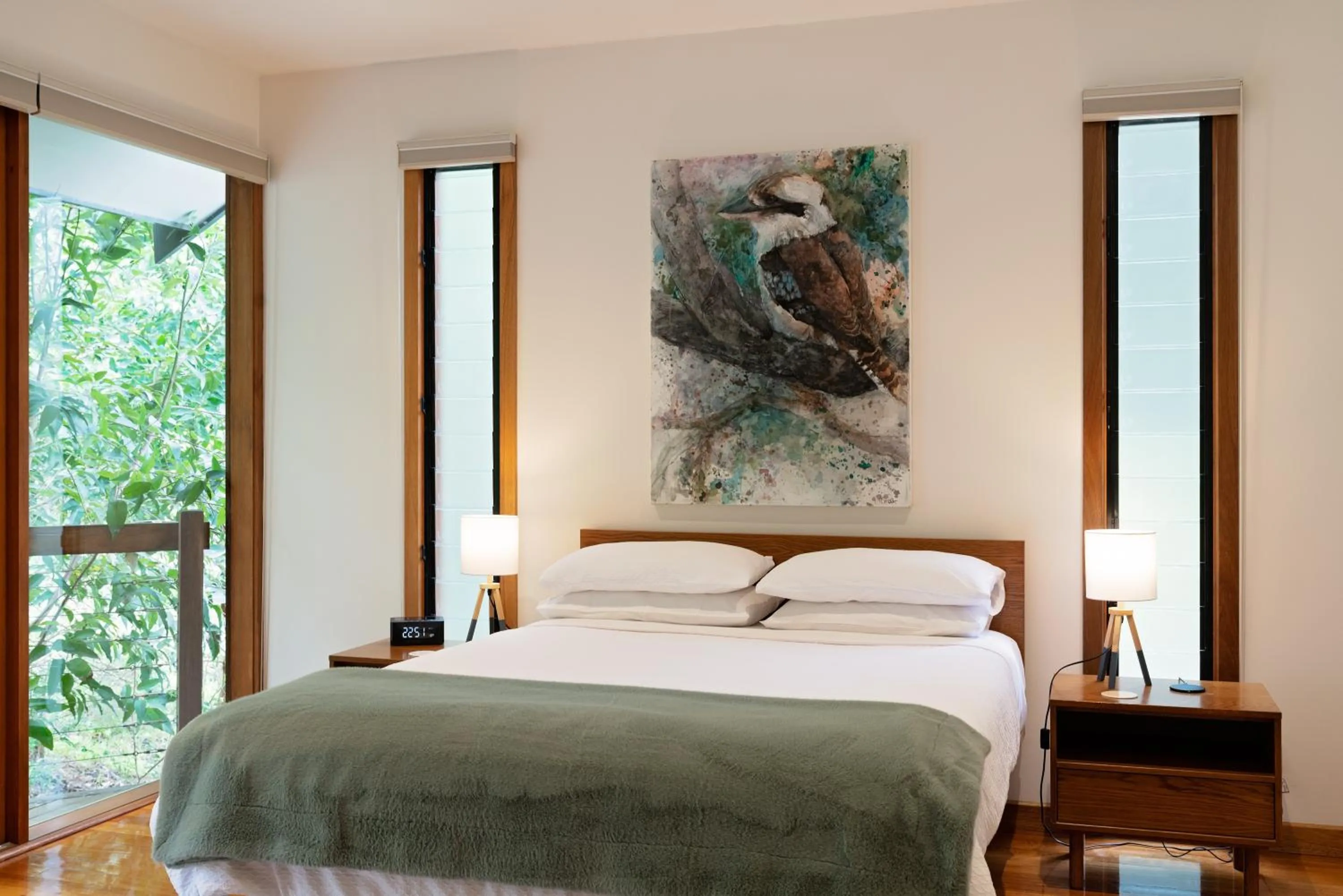 Bed in Cladich Pavilions Bed and Breakfast