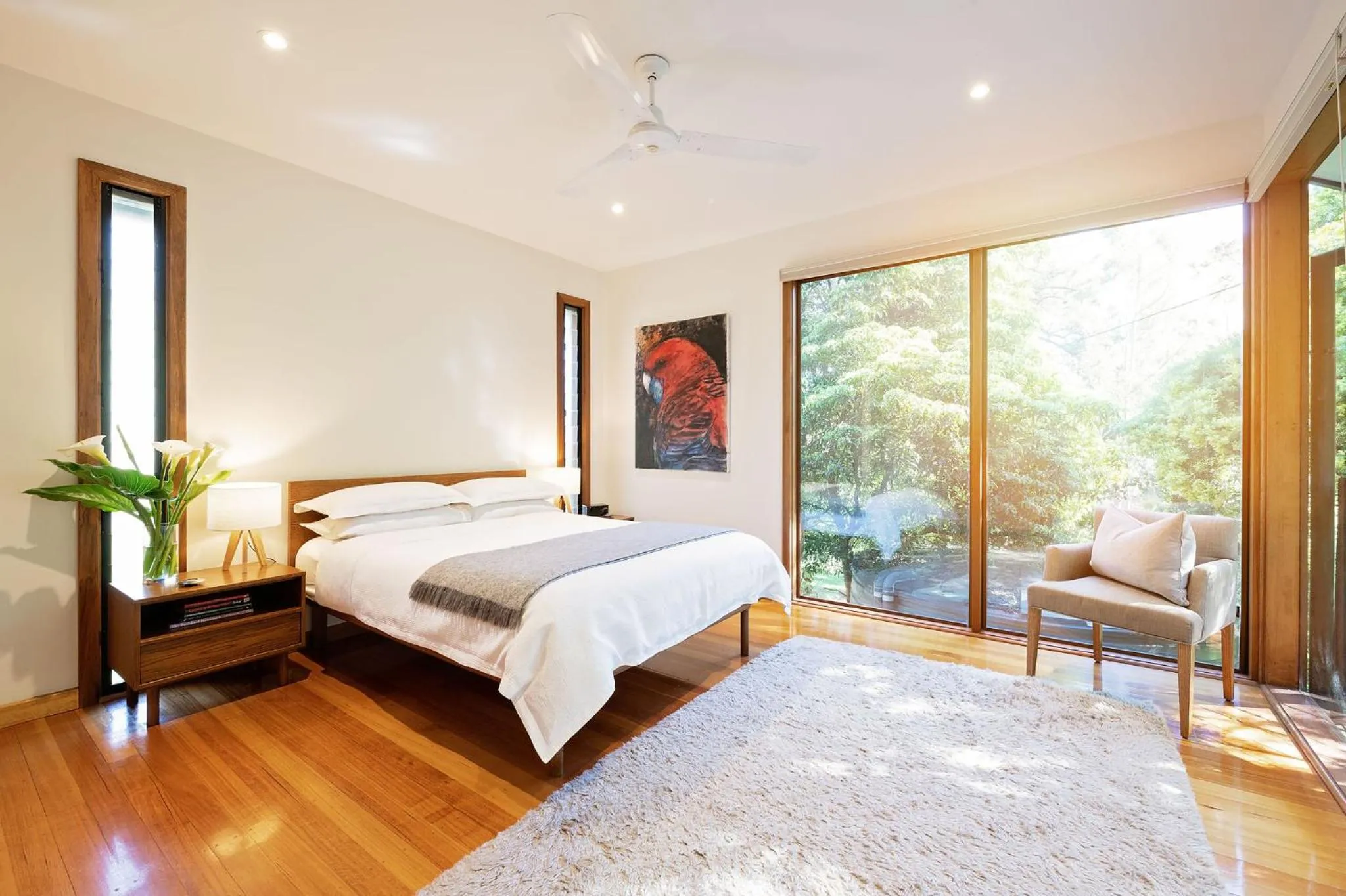 Bed in Cladich Pavilions Bed and Breakfast