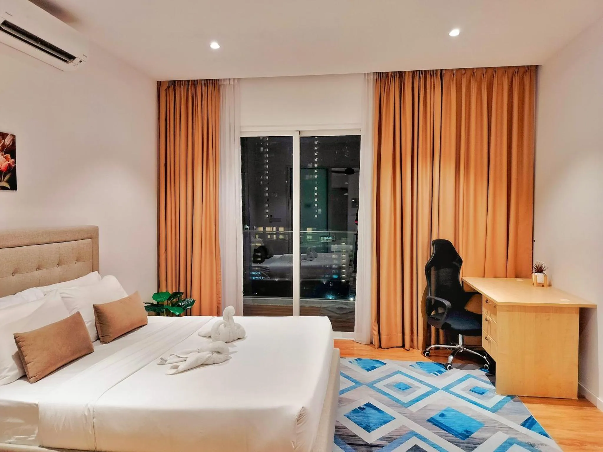 Bed in Lila Suites Quill Residence KLCC