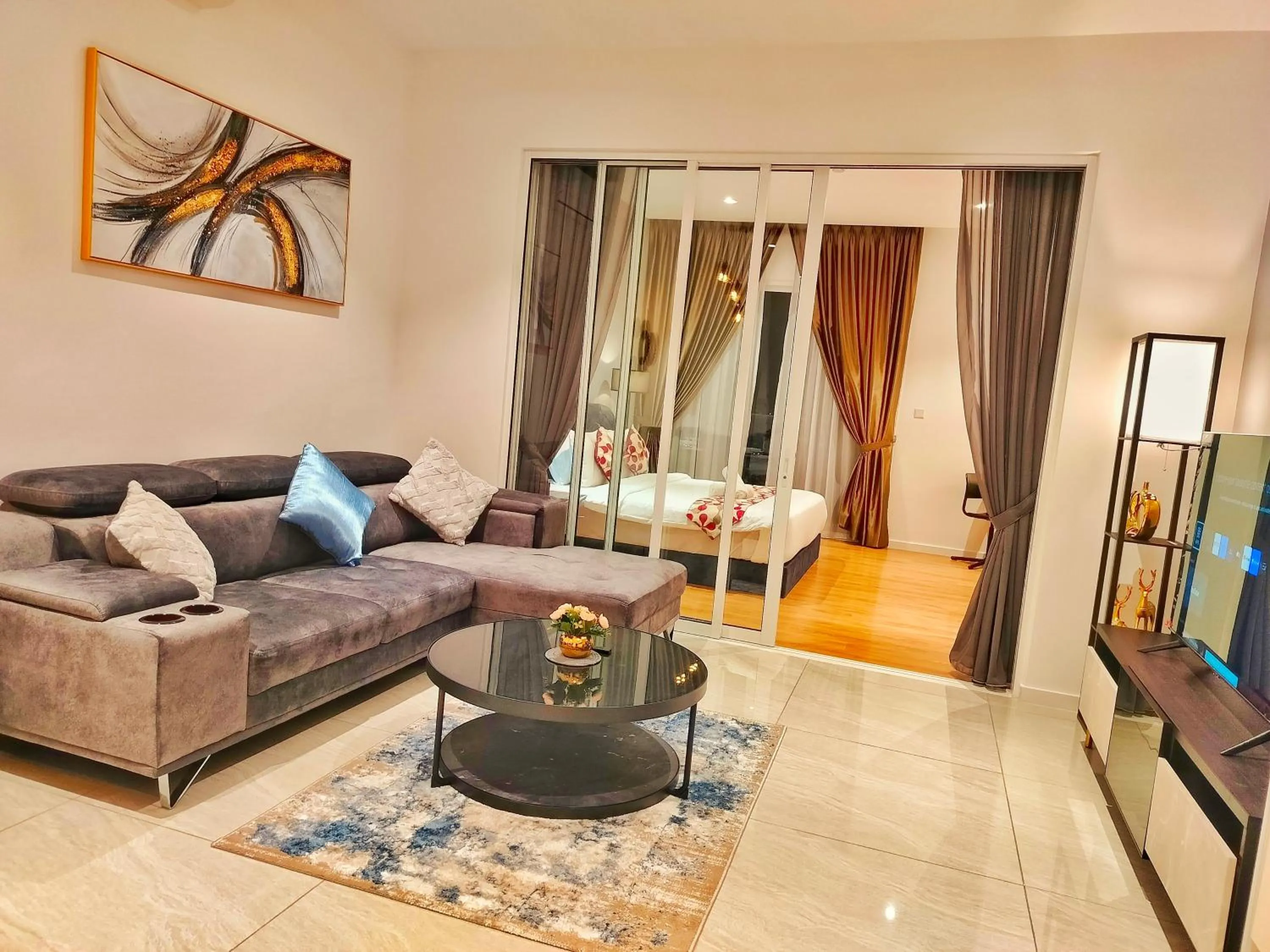 Living room in Lila Suites Quill Residence KLCC