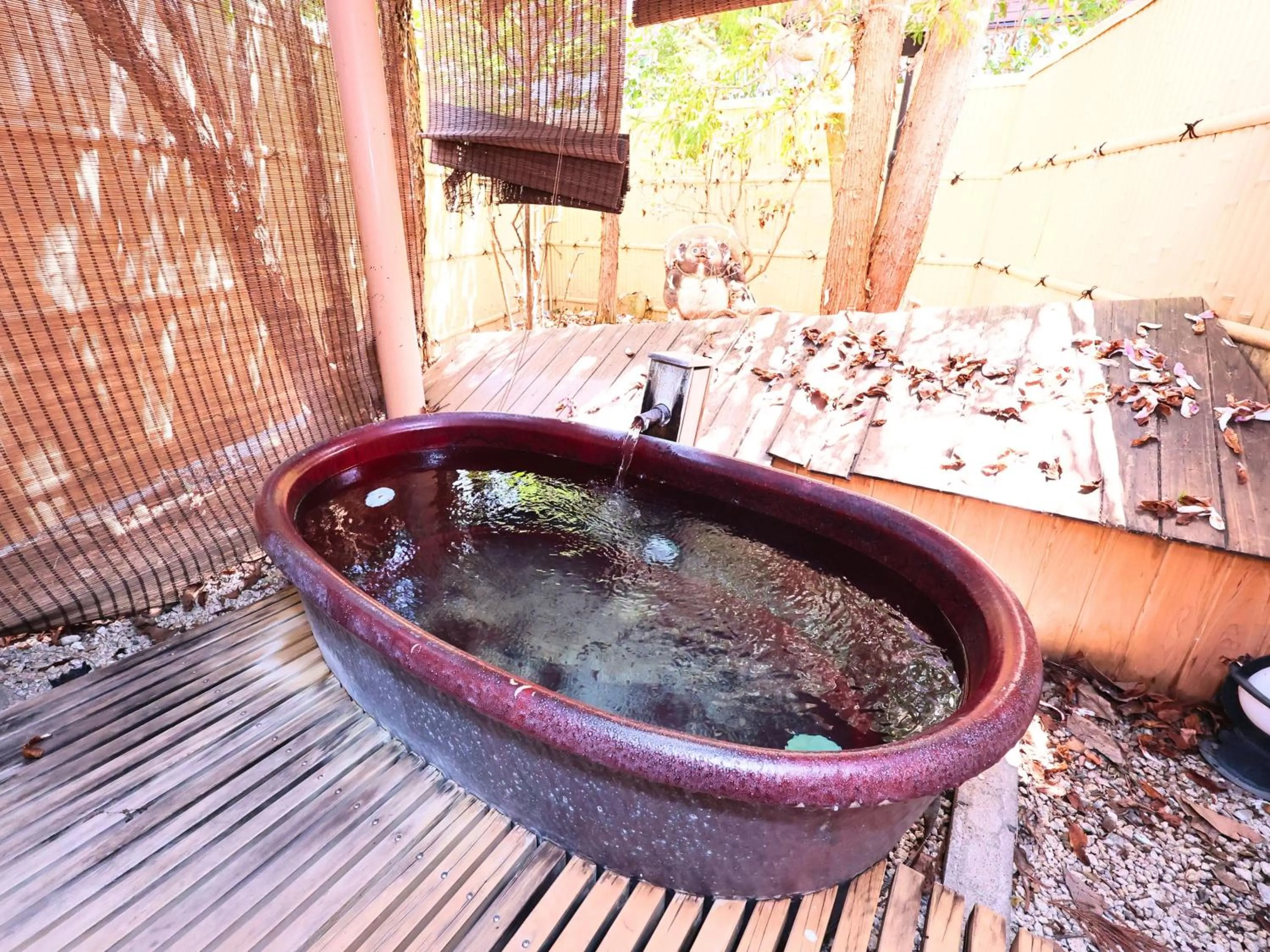 Open Air Bath in Oyado Hachibei