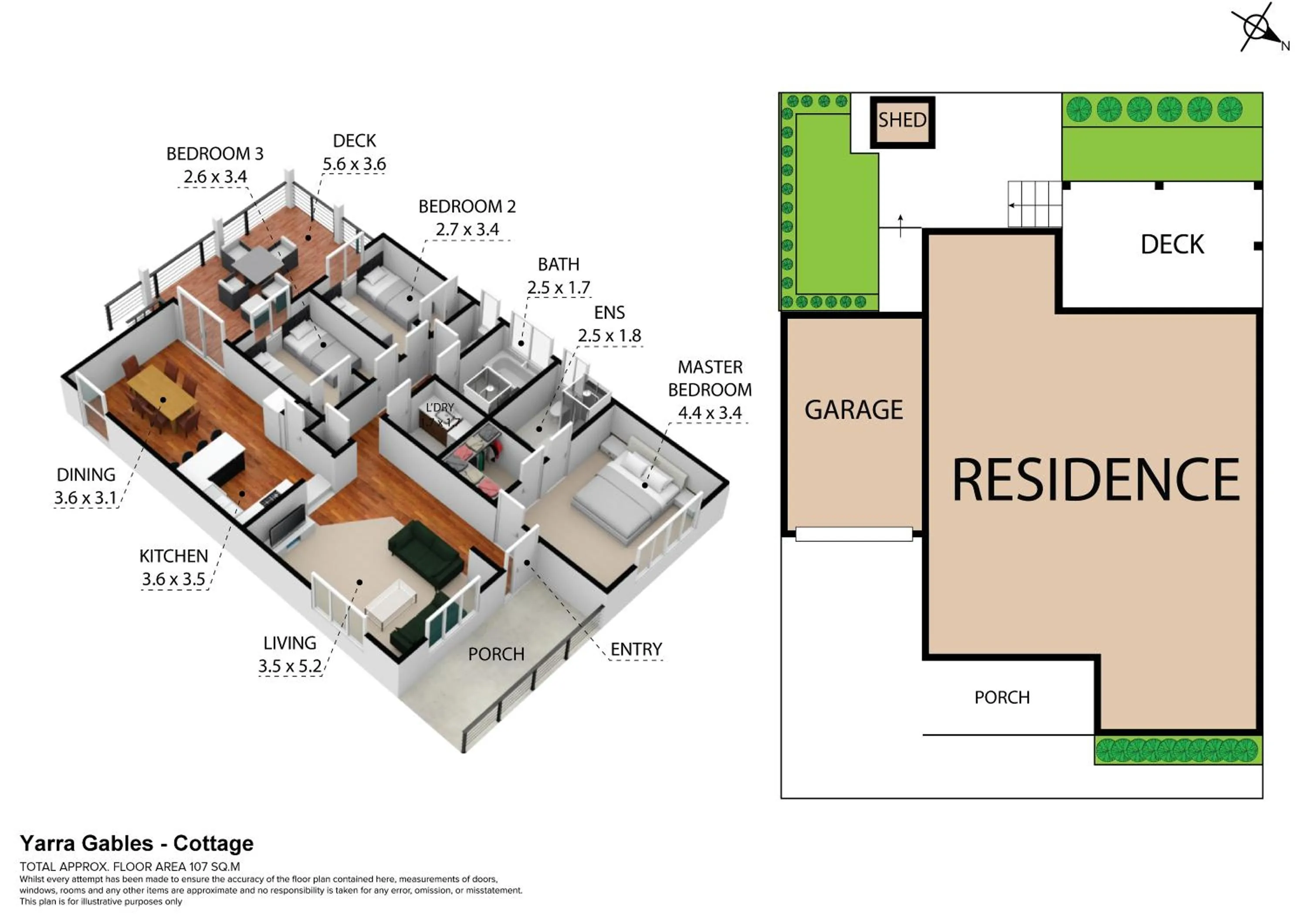 Floor plan in Yarra Gables