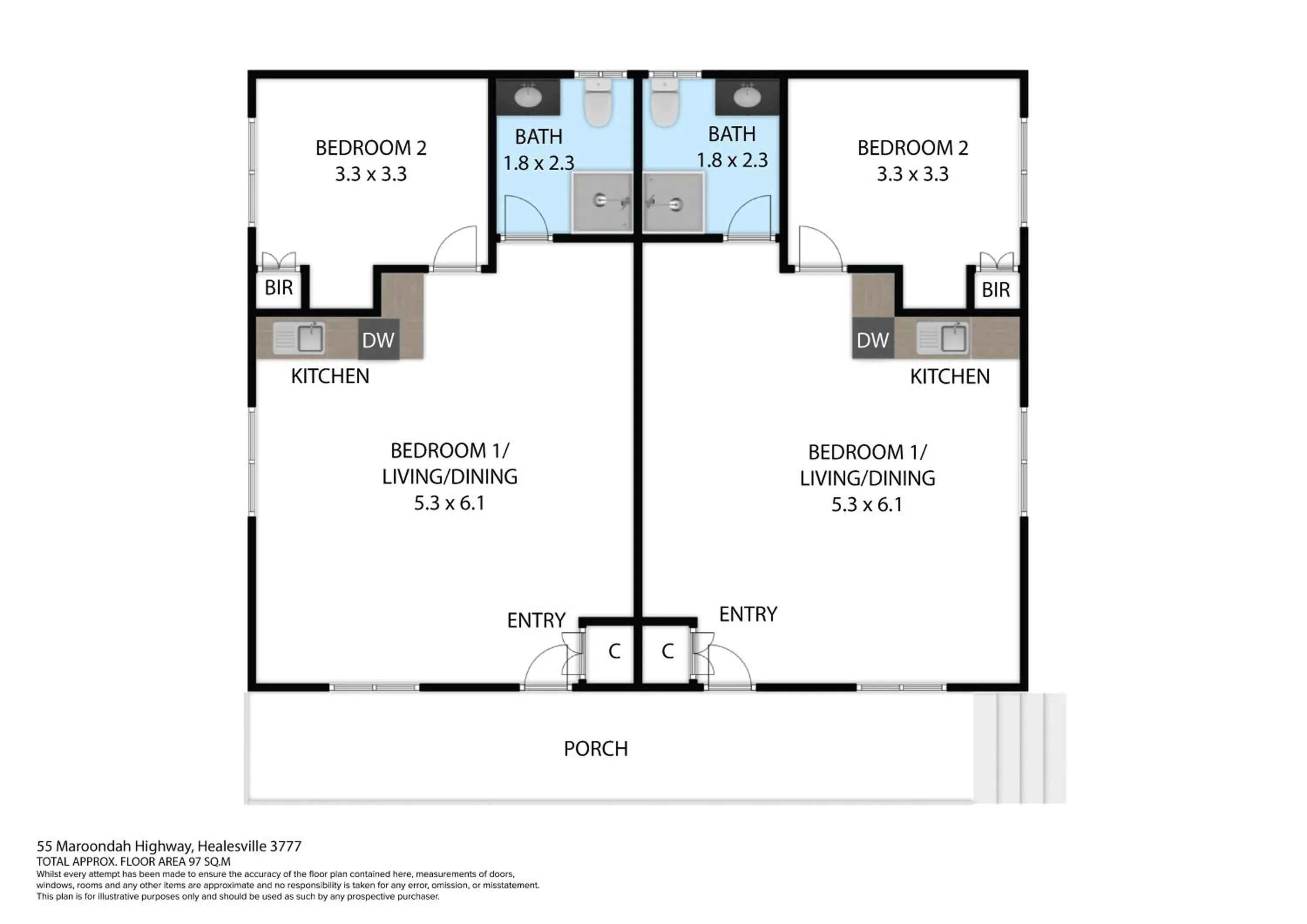 Floor plan in Yarra Gables
