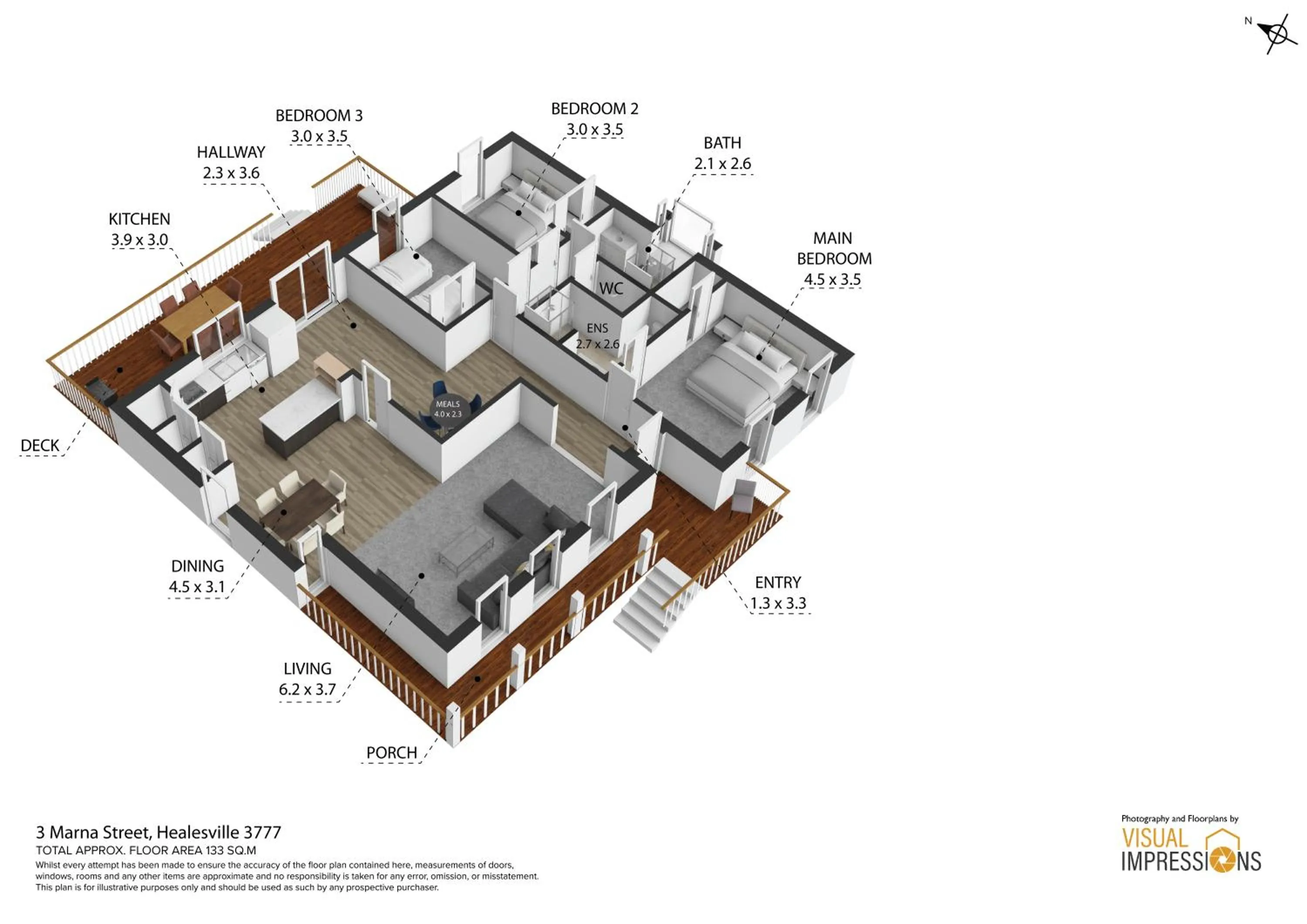 Floor plan in Yarra Gables