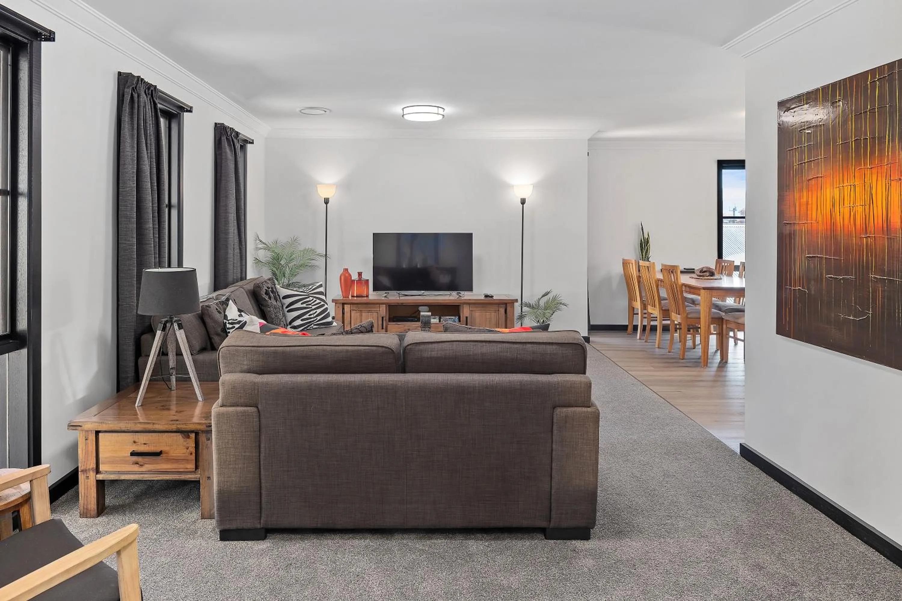 Living room in Yarra Gables