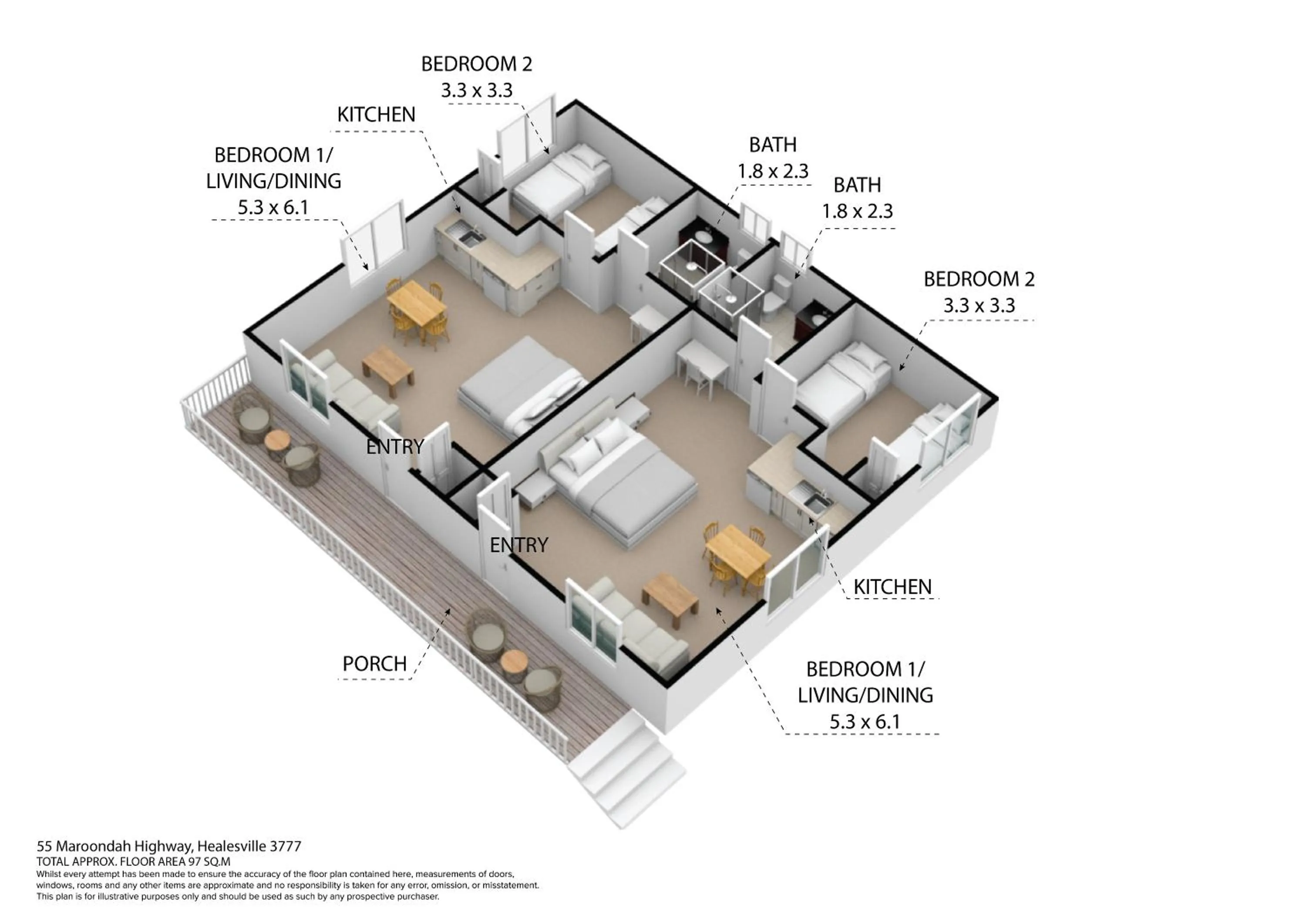 Floor plan in Yarra Gables