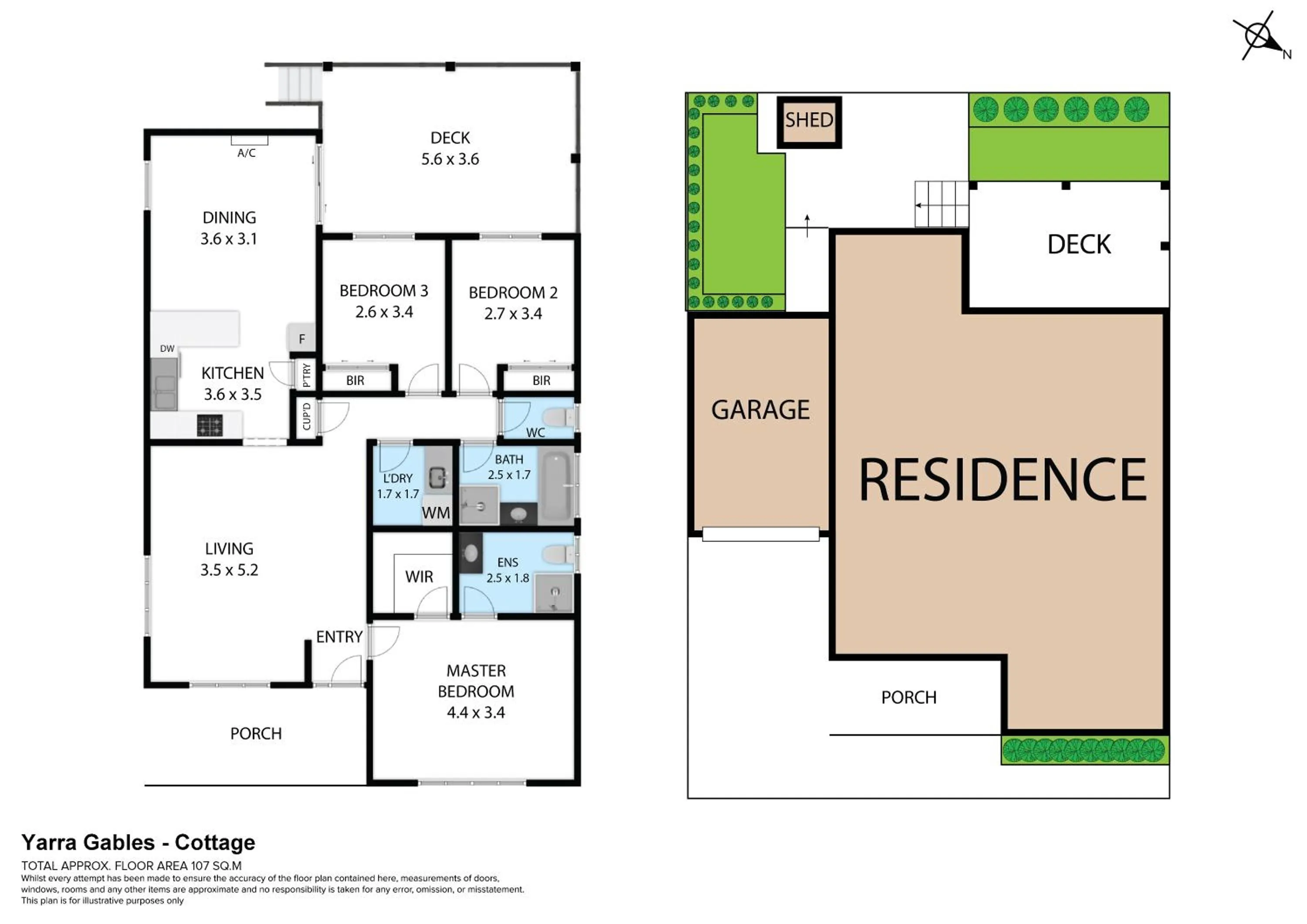 Floor plan in Yarra Gables