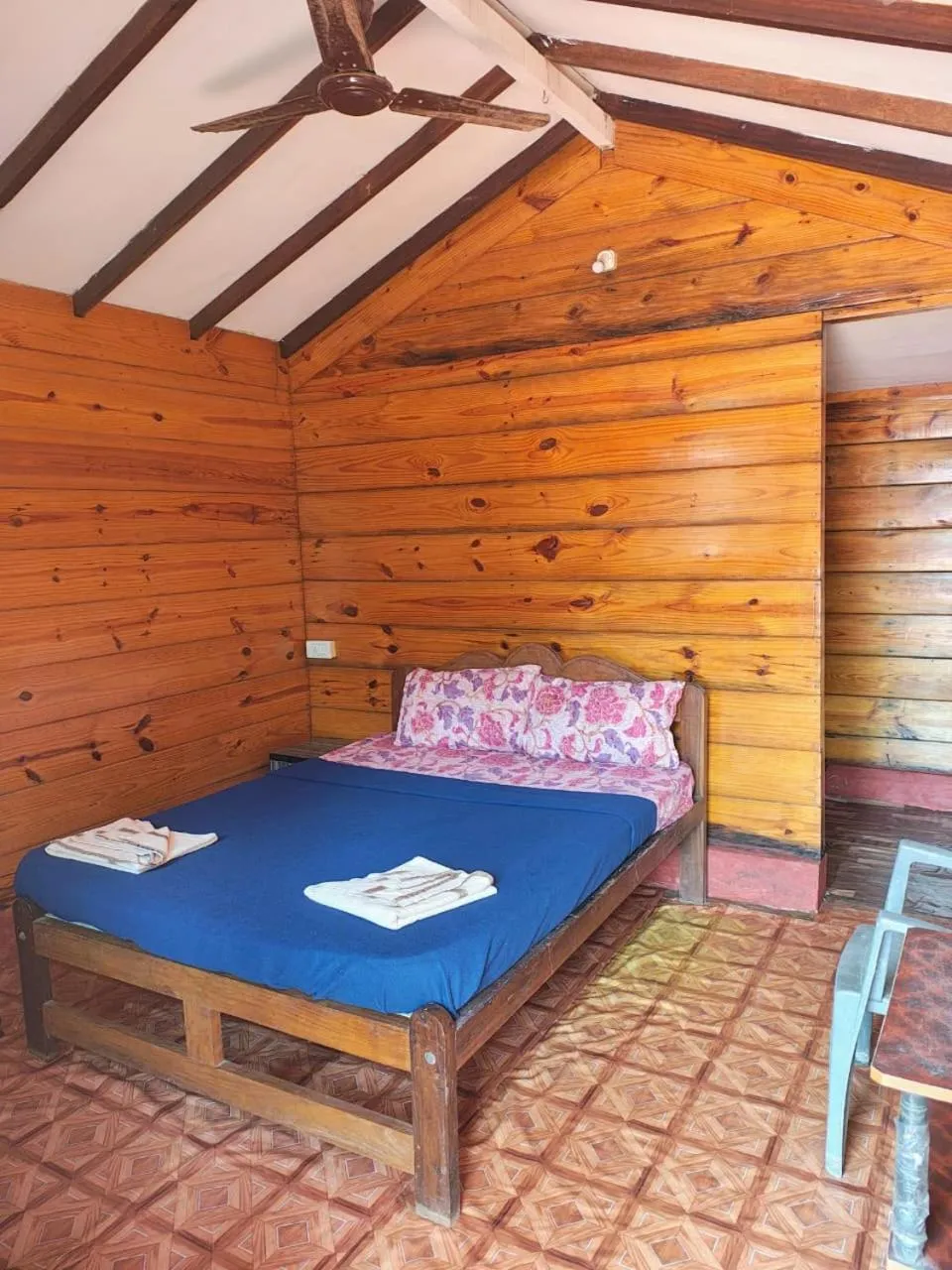Bed in Agonda Holiday Home