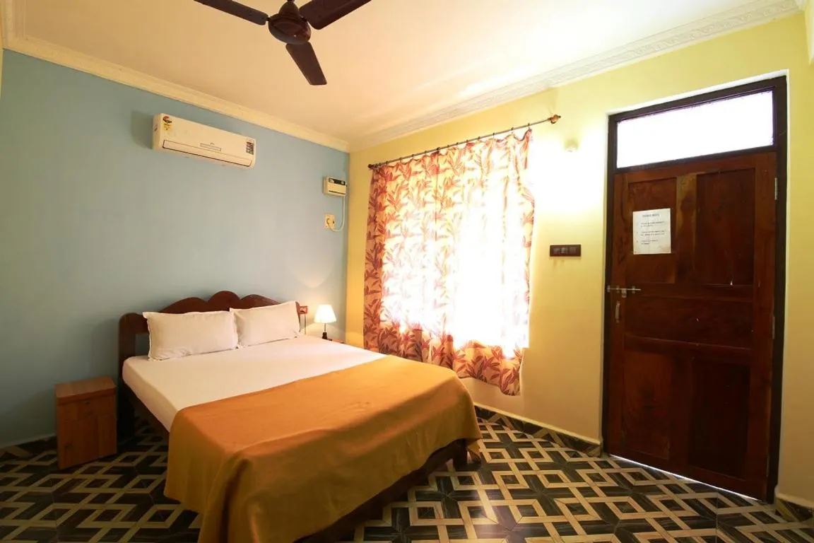 Bed in Agonda Holiday Home