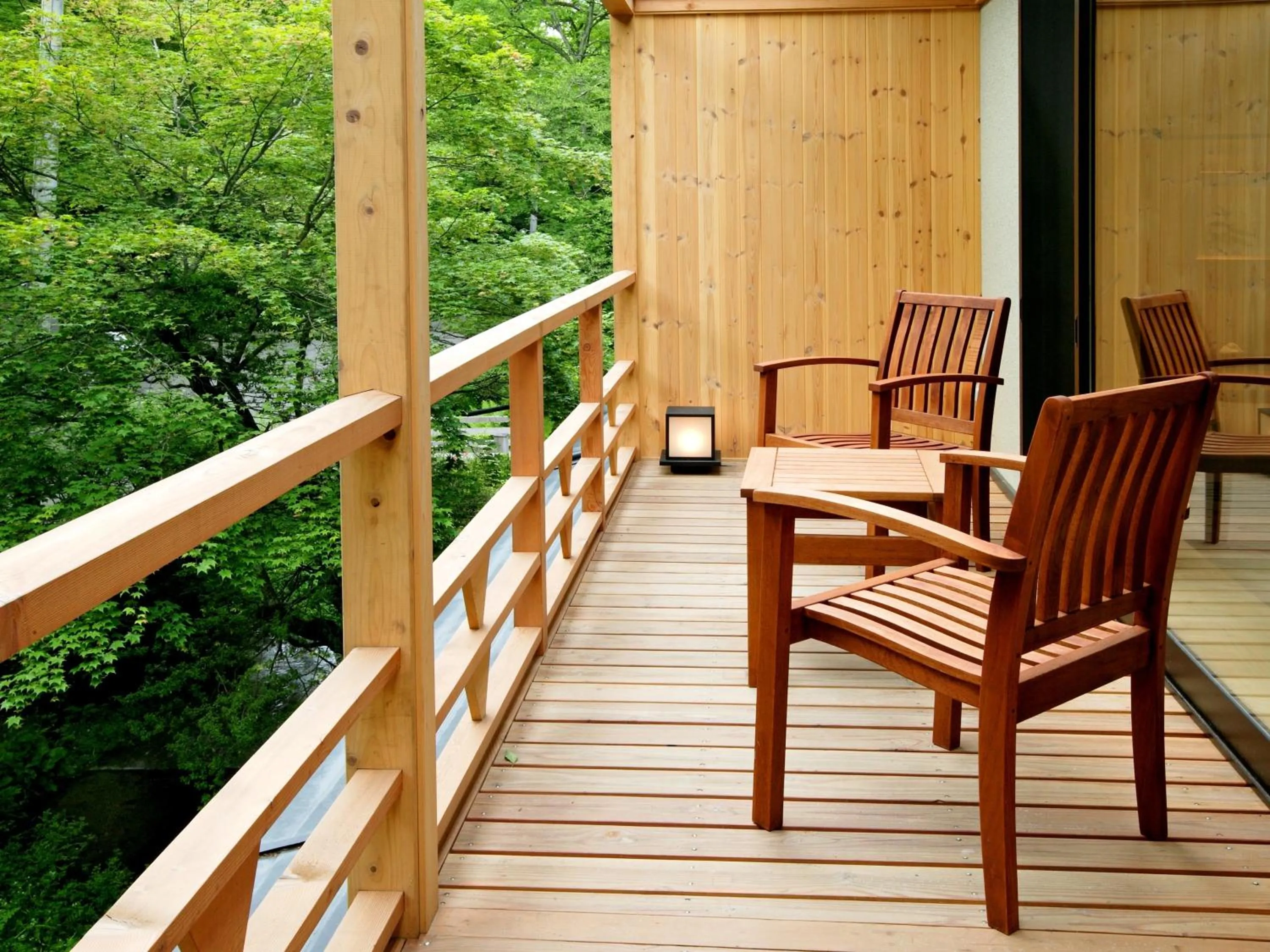 Balcony/Terrace in Kose Onsen