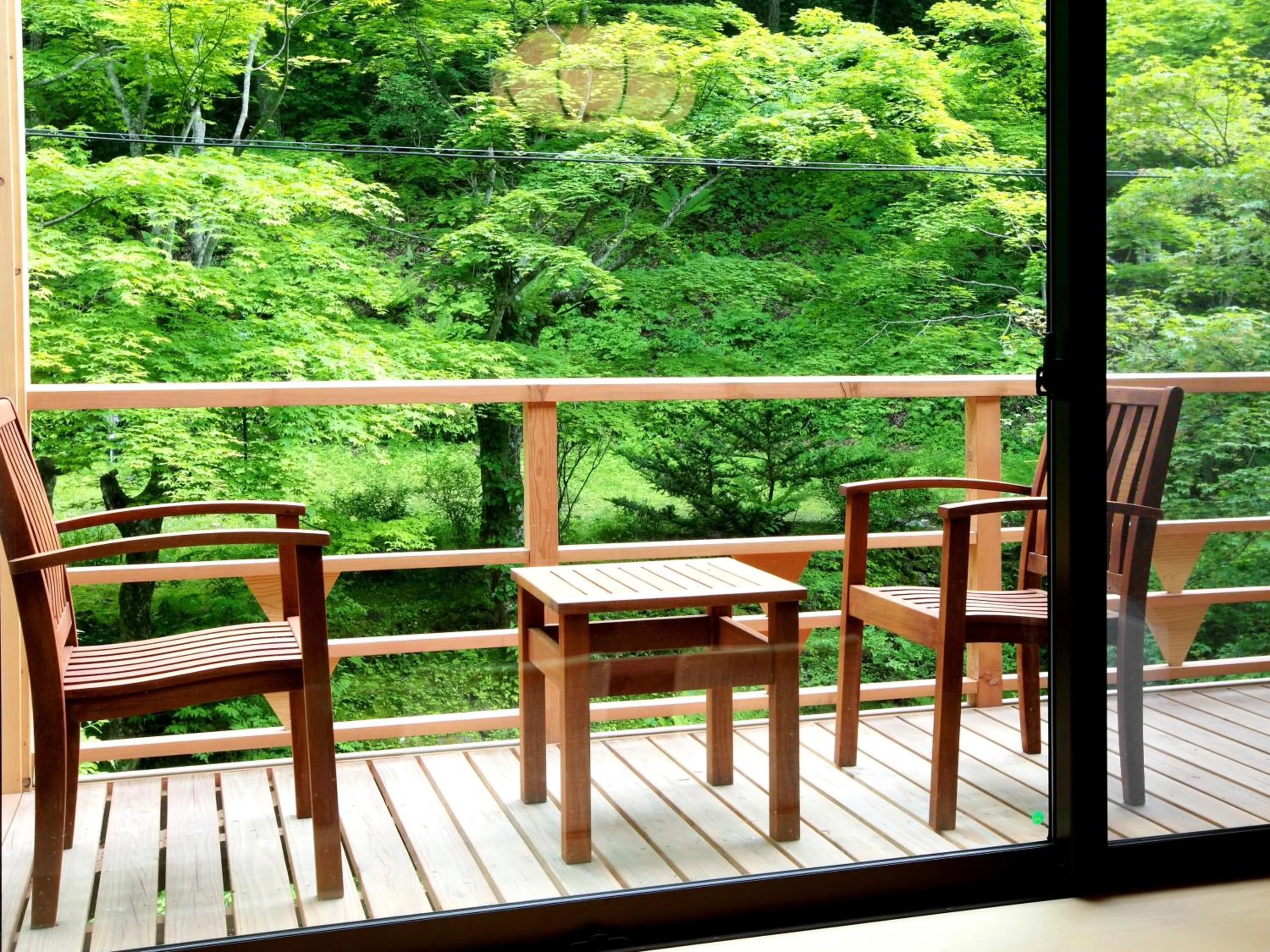 Balcony/Terrace in Kose Onsen