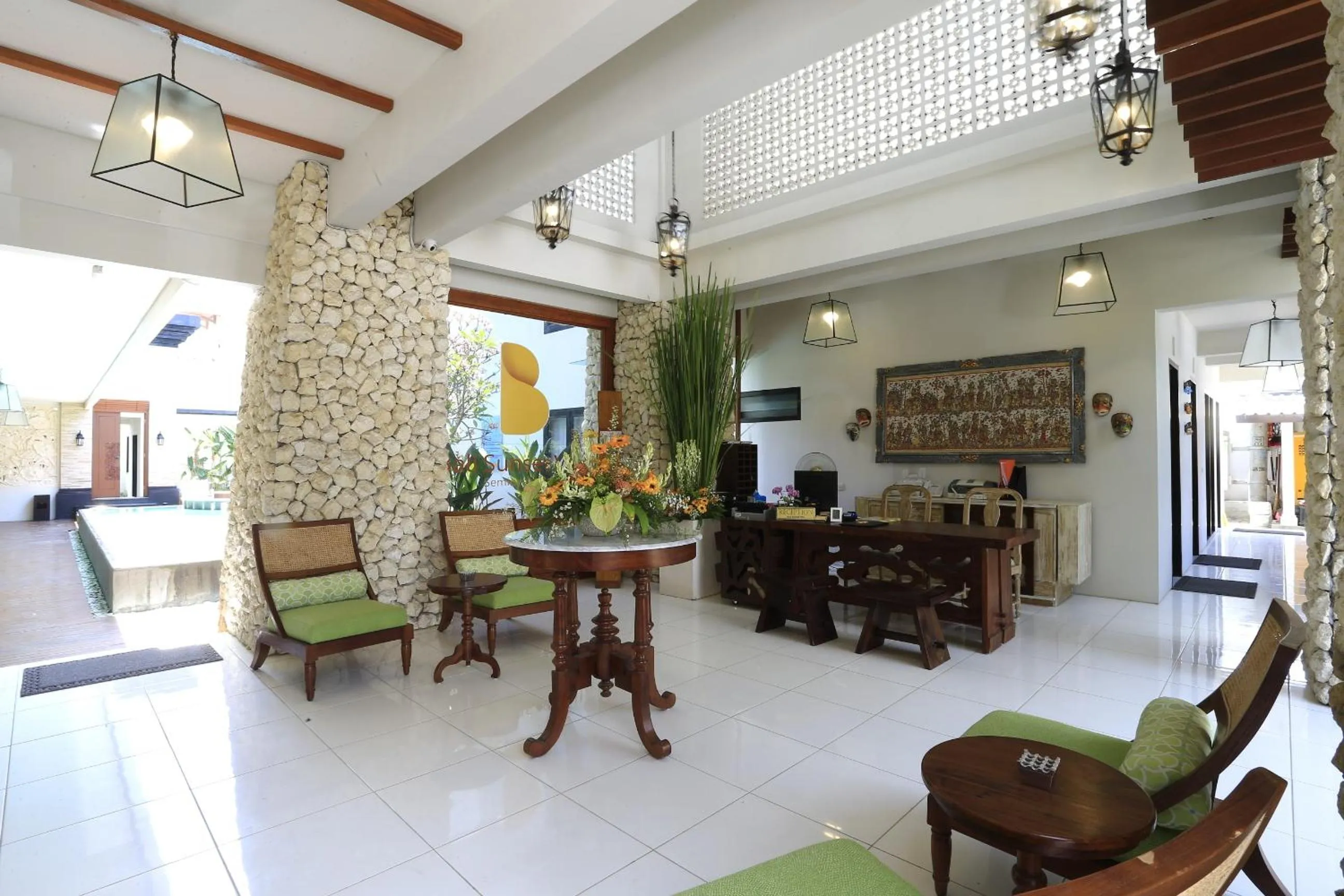 Lobby or reception in Bali Sunset Villa