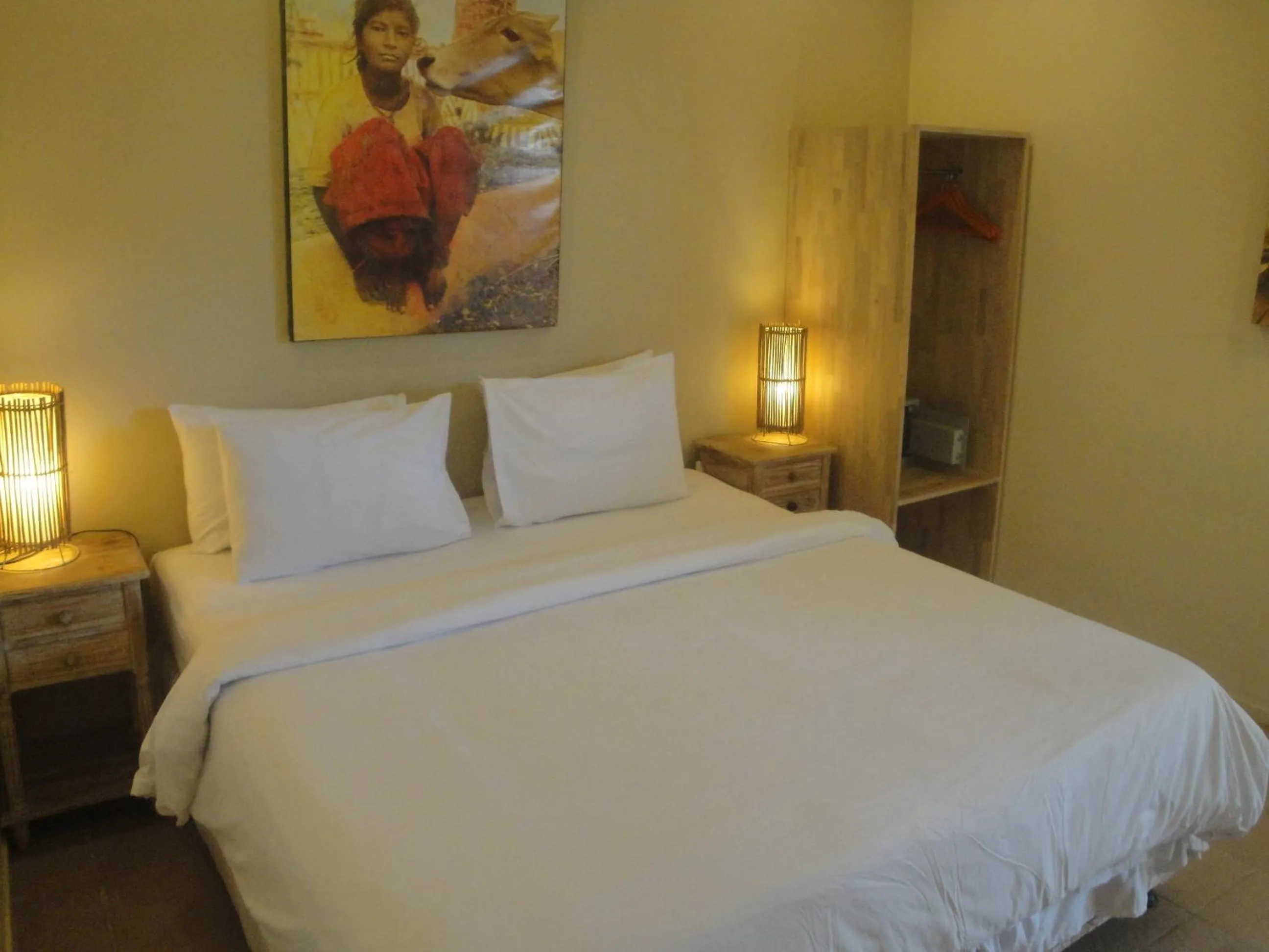 Bed in Scallywags Mango Retreat