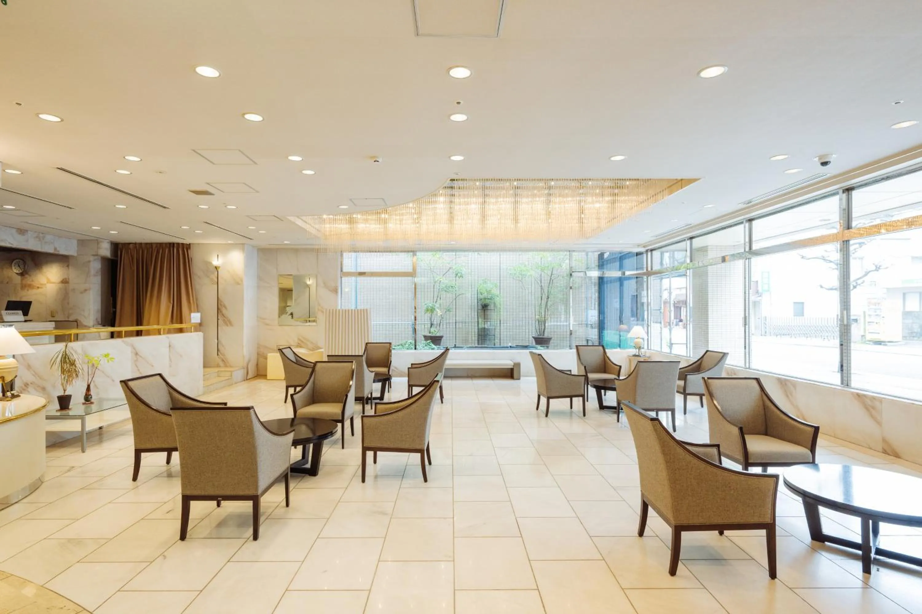Lobby or reception in Nest Hotel Matsuyama