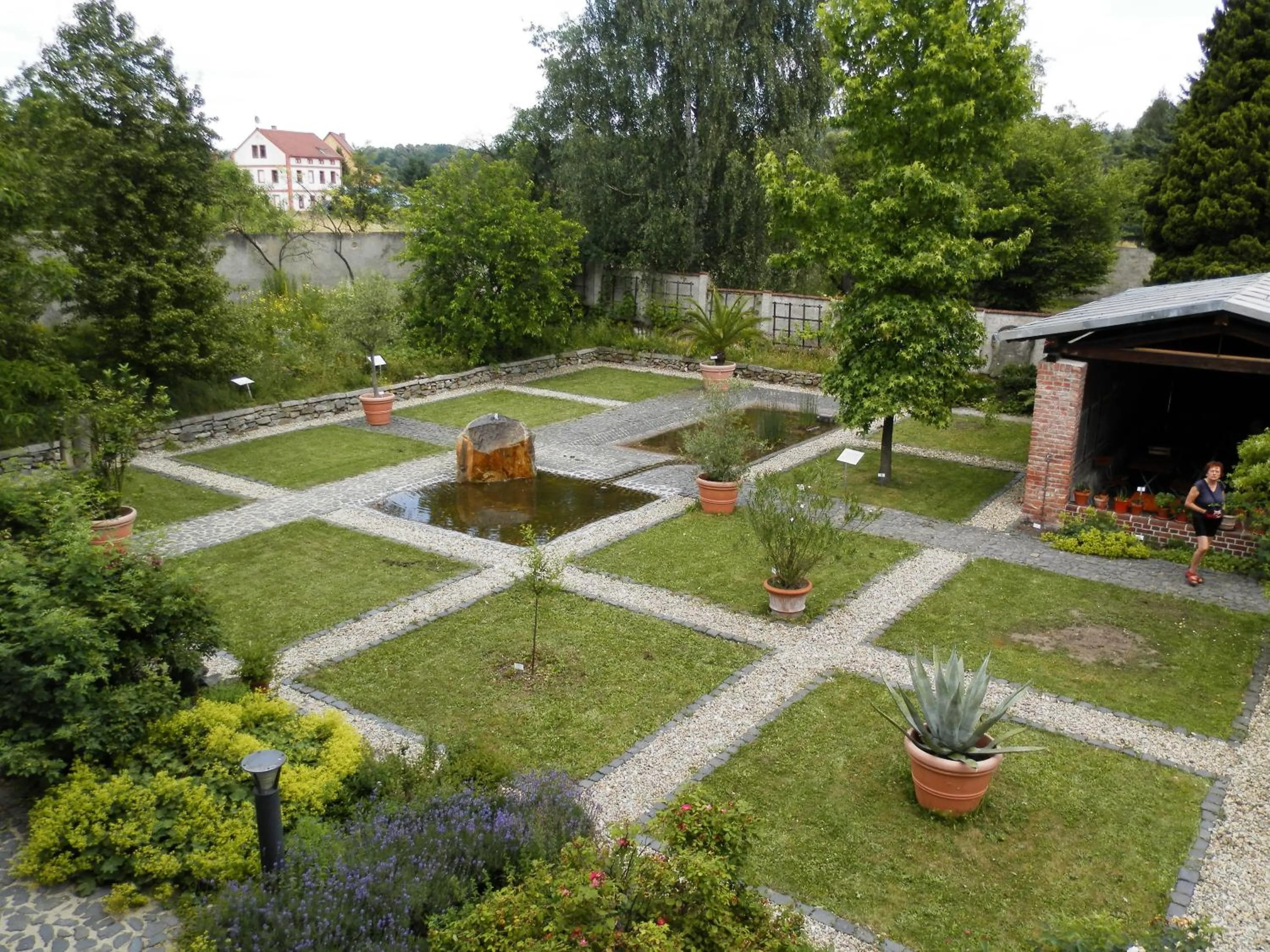 Garden in Gästehäuser St. Marienthal
