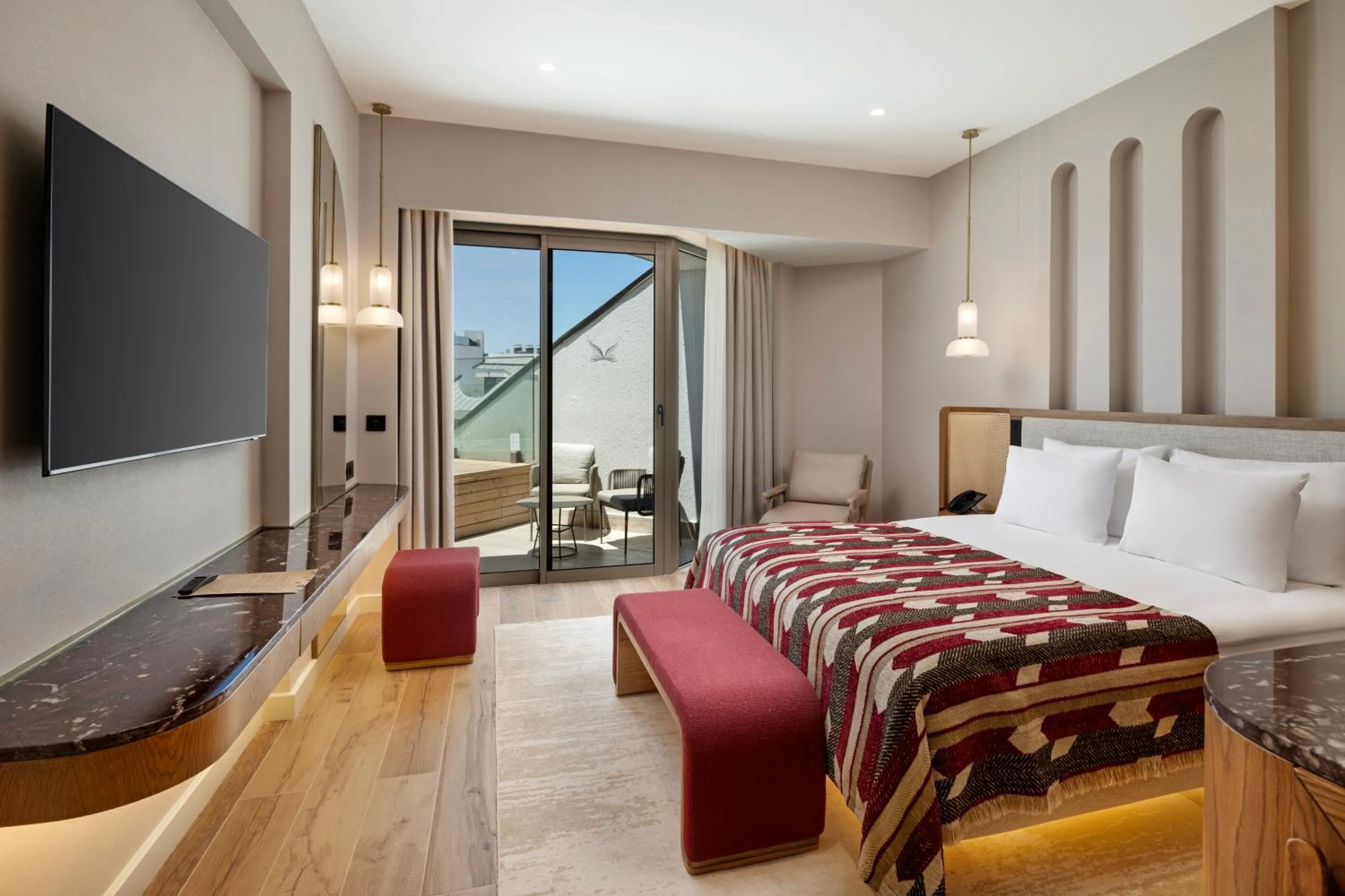 Photo of the whole room, Bed in Liberty Signa