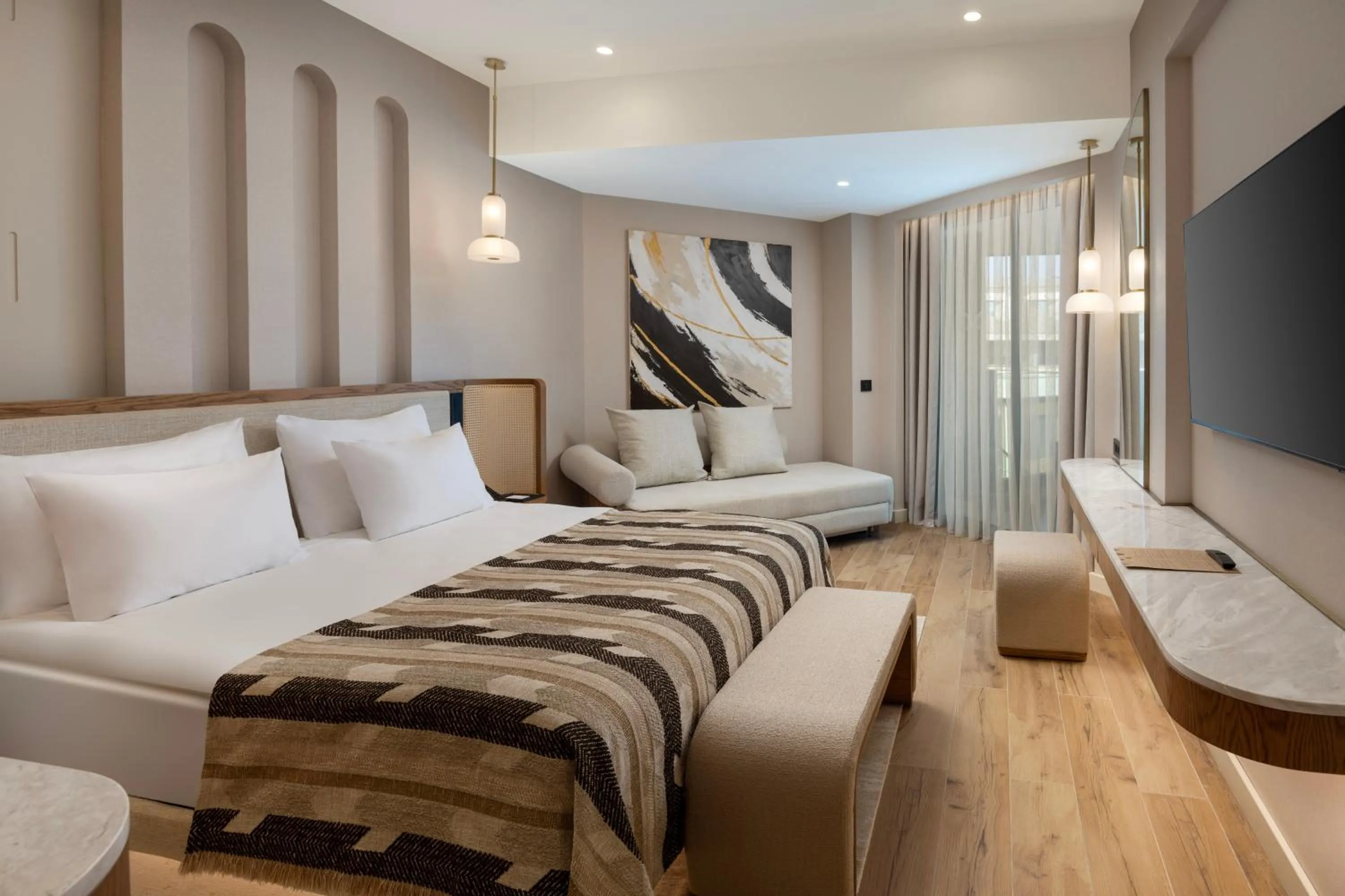 Photo of the whole room, Bed in Liberty Signa