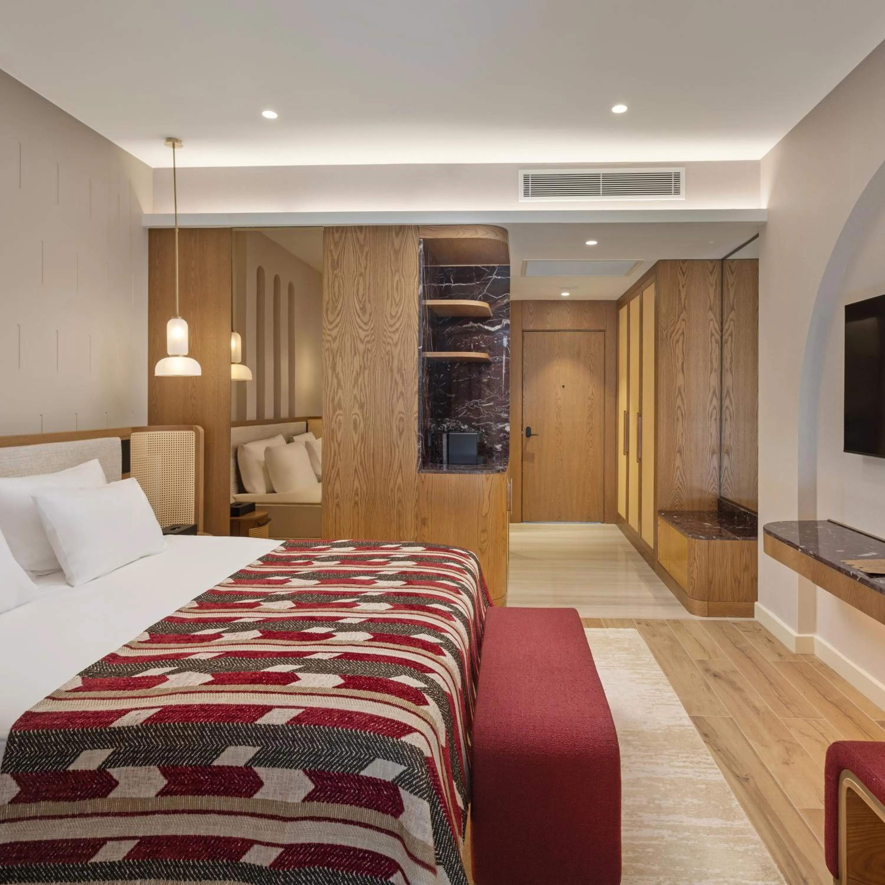 Bedroom, Bed in Liberty Signa