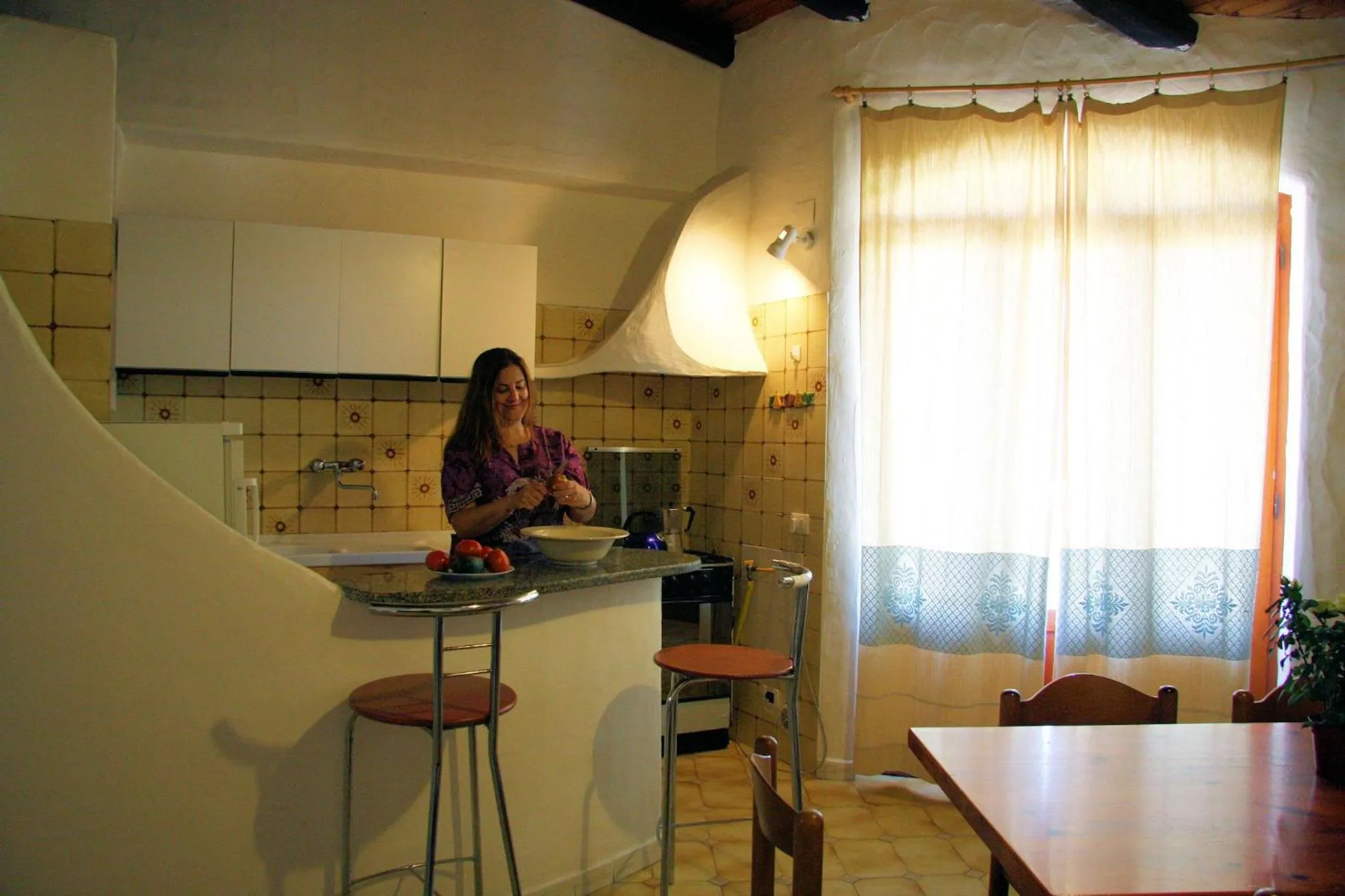 Kitchen or kitchenette in Sa Fiorida case vacanze