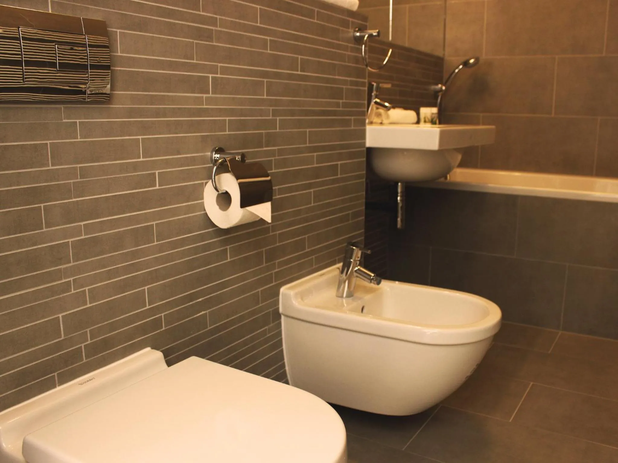 Bathroom in Hotel Lev