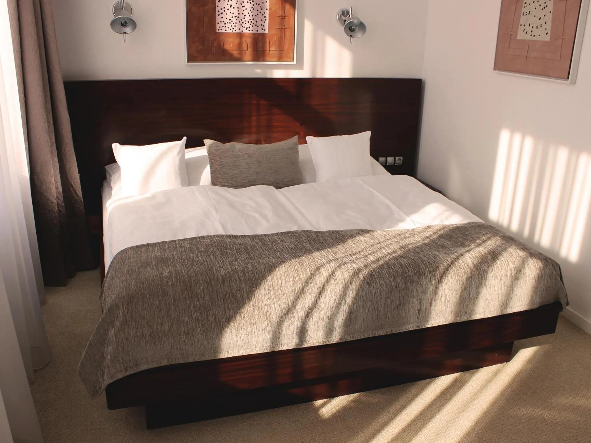 Bedroom, Bed in Hotel Lev