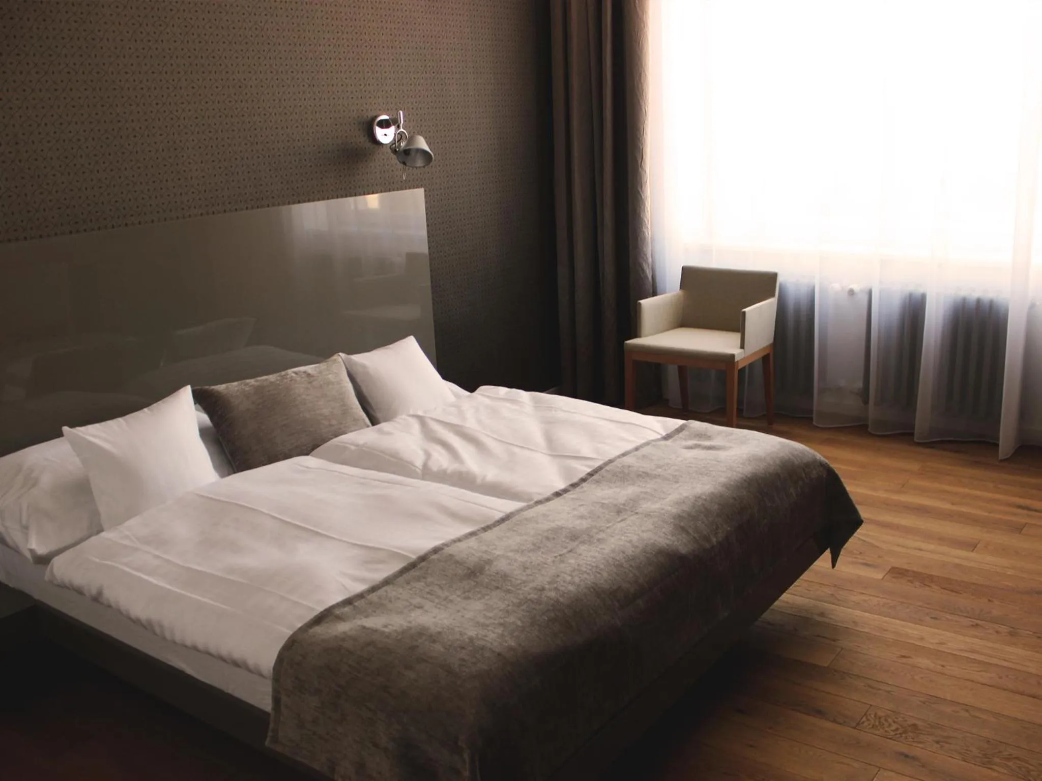 Bedroom, Bed in Hotel Lev