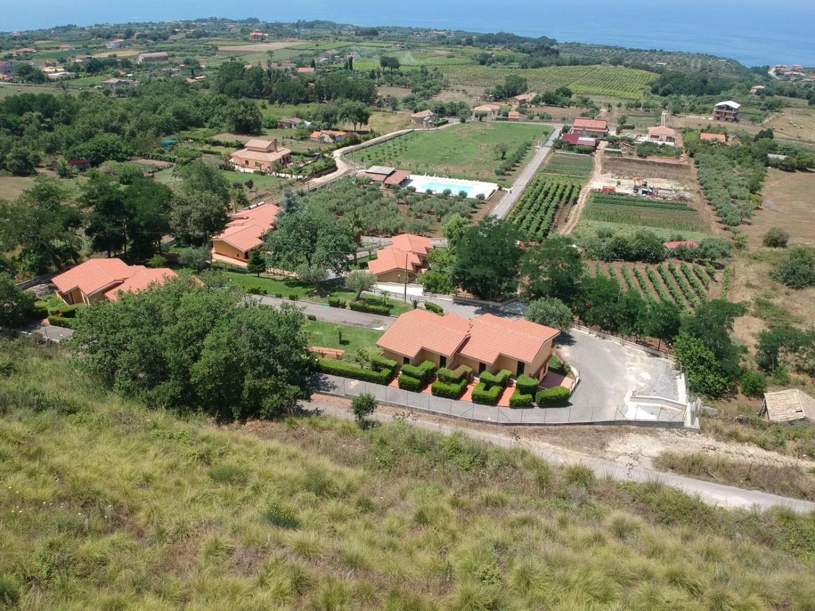 Bird's eye view in Borgo San Cosmo Tropea