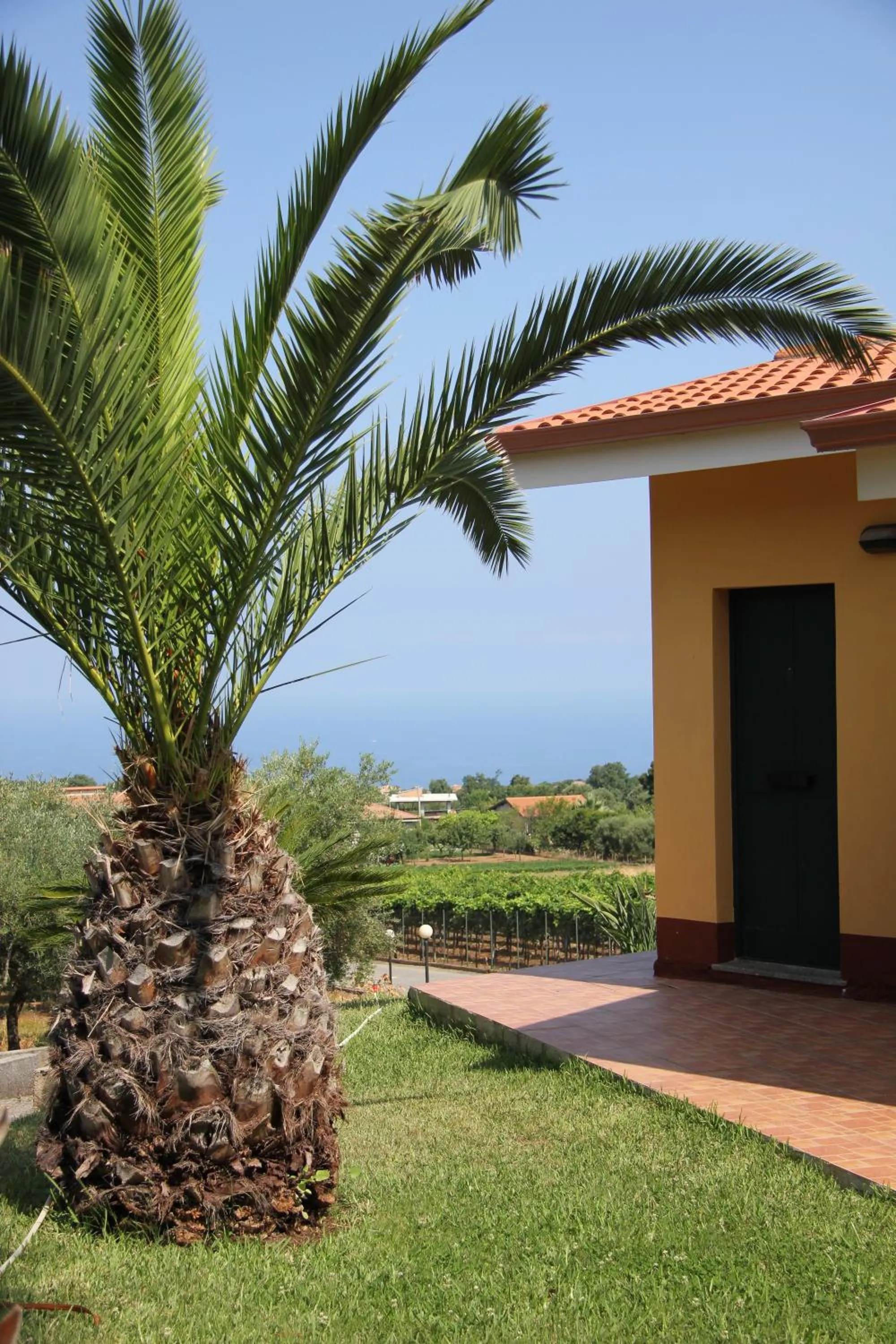 Garden view in Borgo San Cosmo Tropea